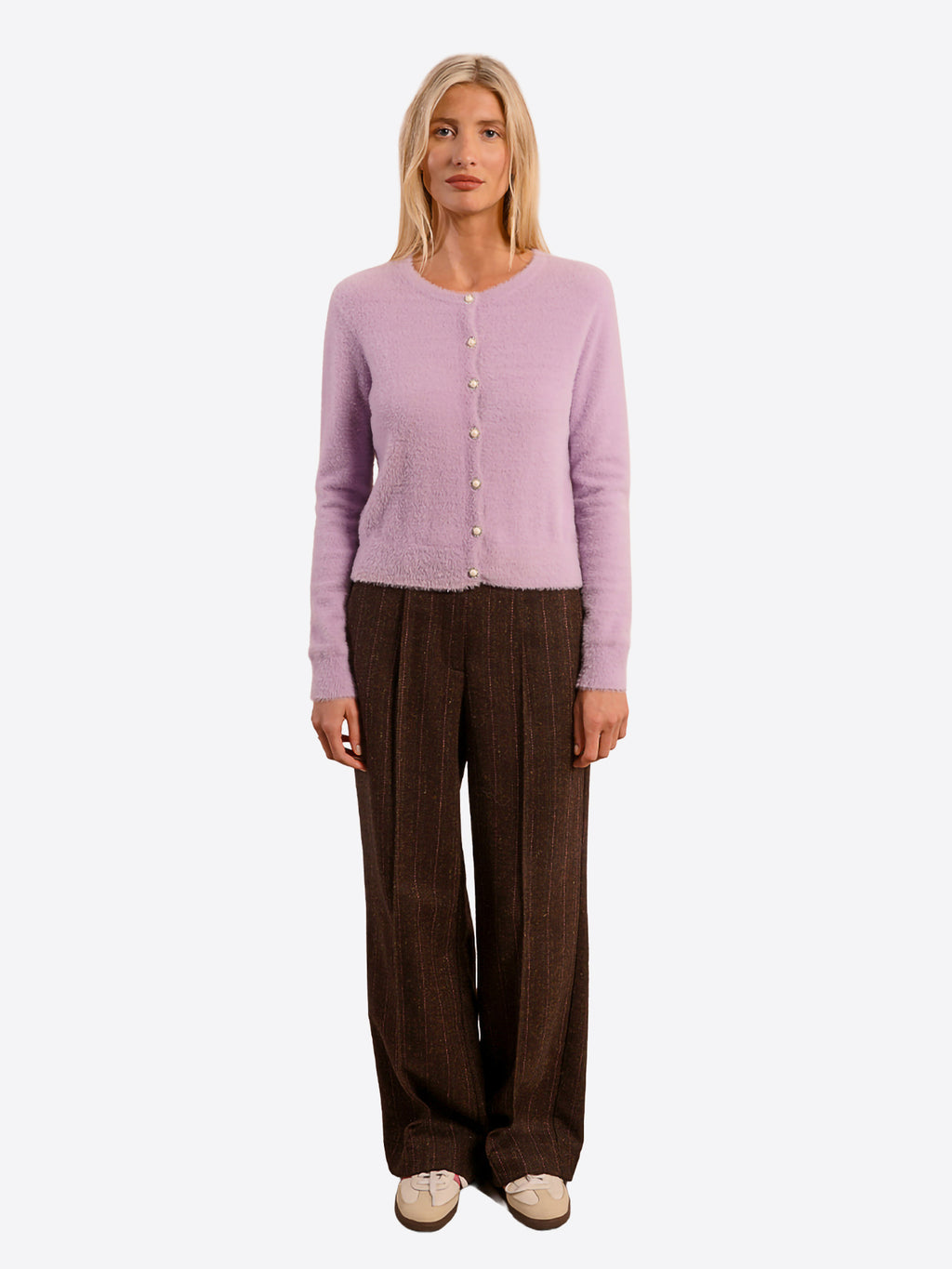 Cardigan MOLLY BRACKEN da Donna - viola LA1825LILLA