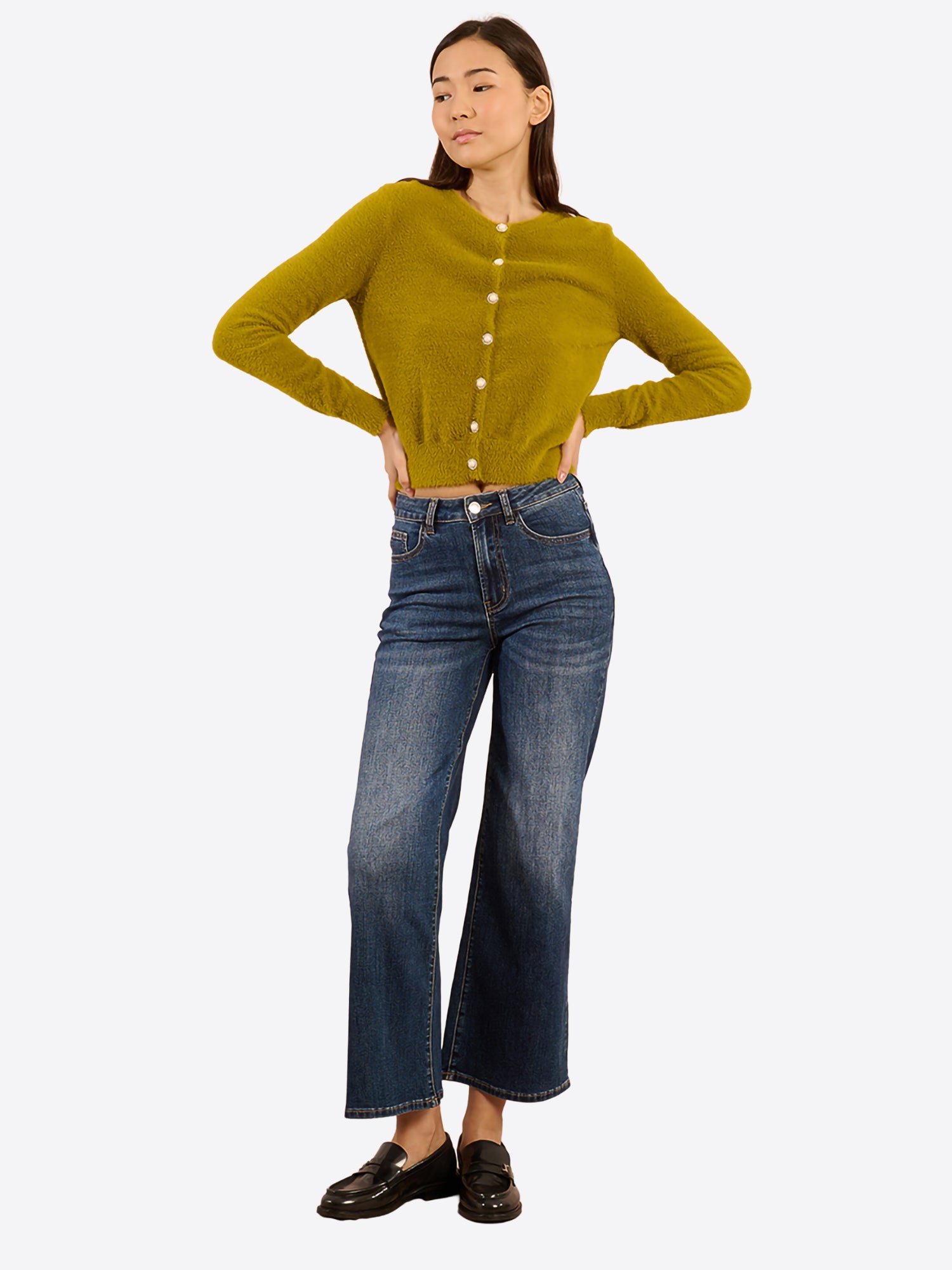 Cardigan MOLLY BRACKEN da Donna - verde LA1825LIME