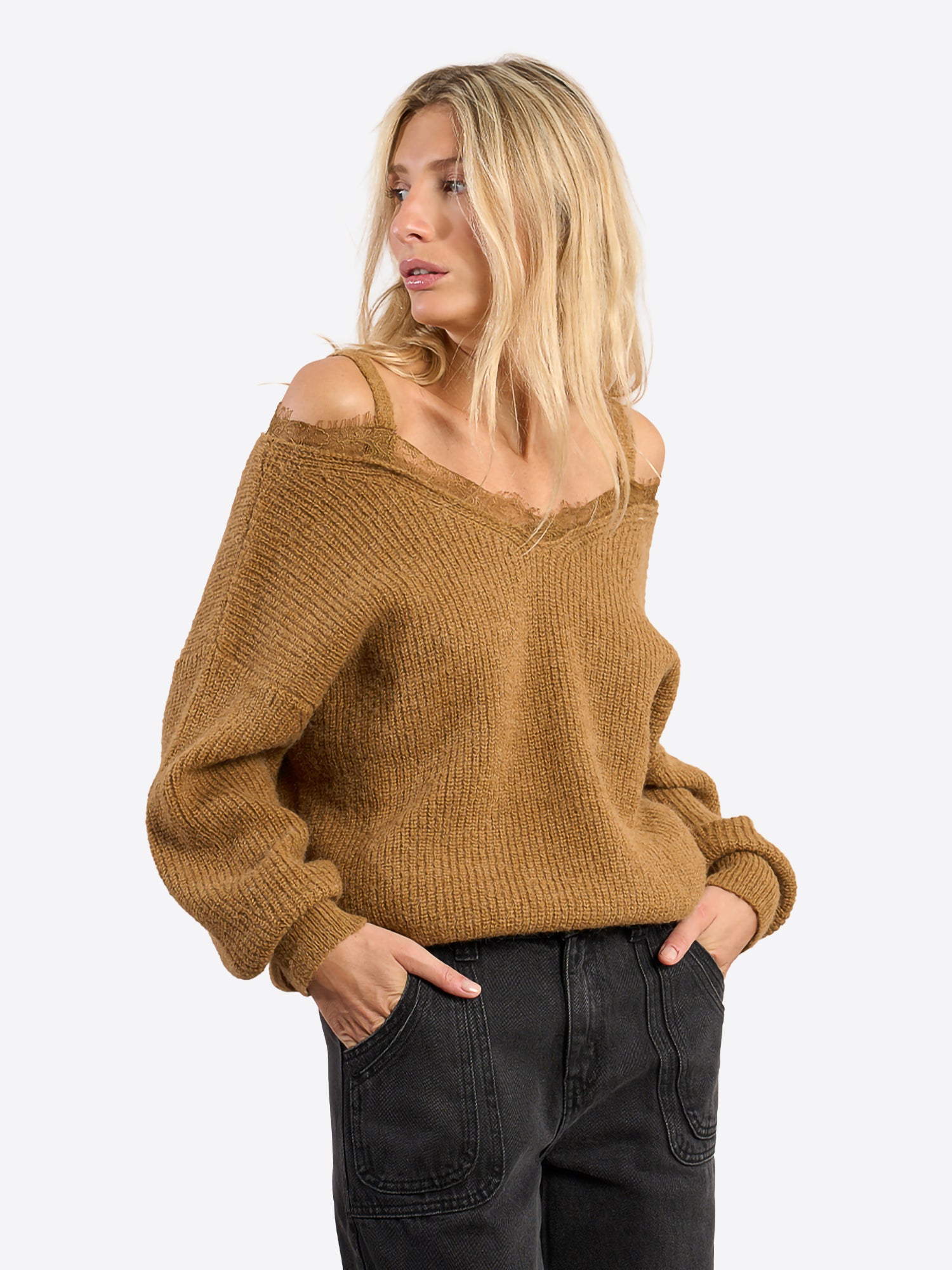 Maglione MOLLY BRACKEN da Donna - beige LA1855CAMEL