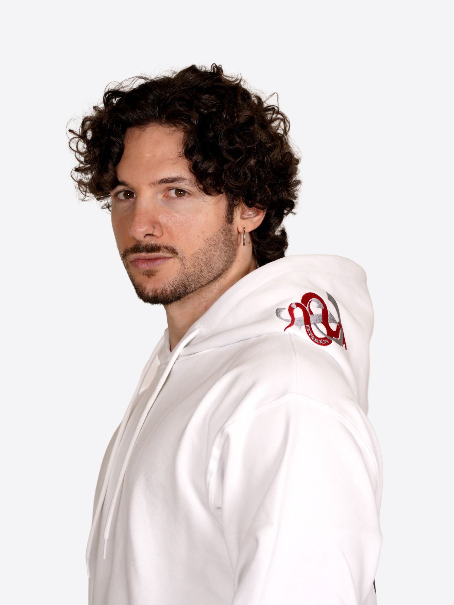 Felpa PROPAGANDA da Uomo - bianco 25FWPRFE542WHT