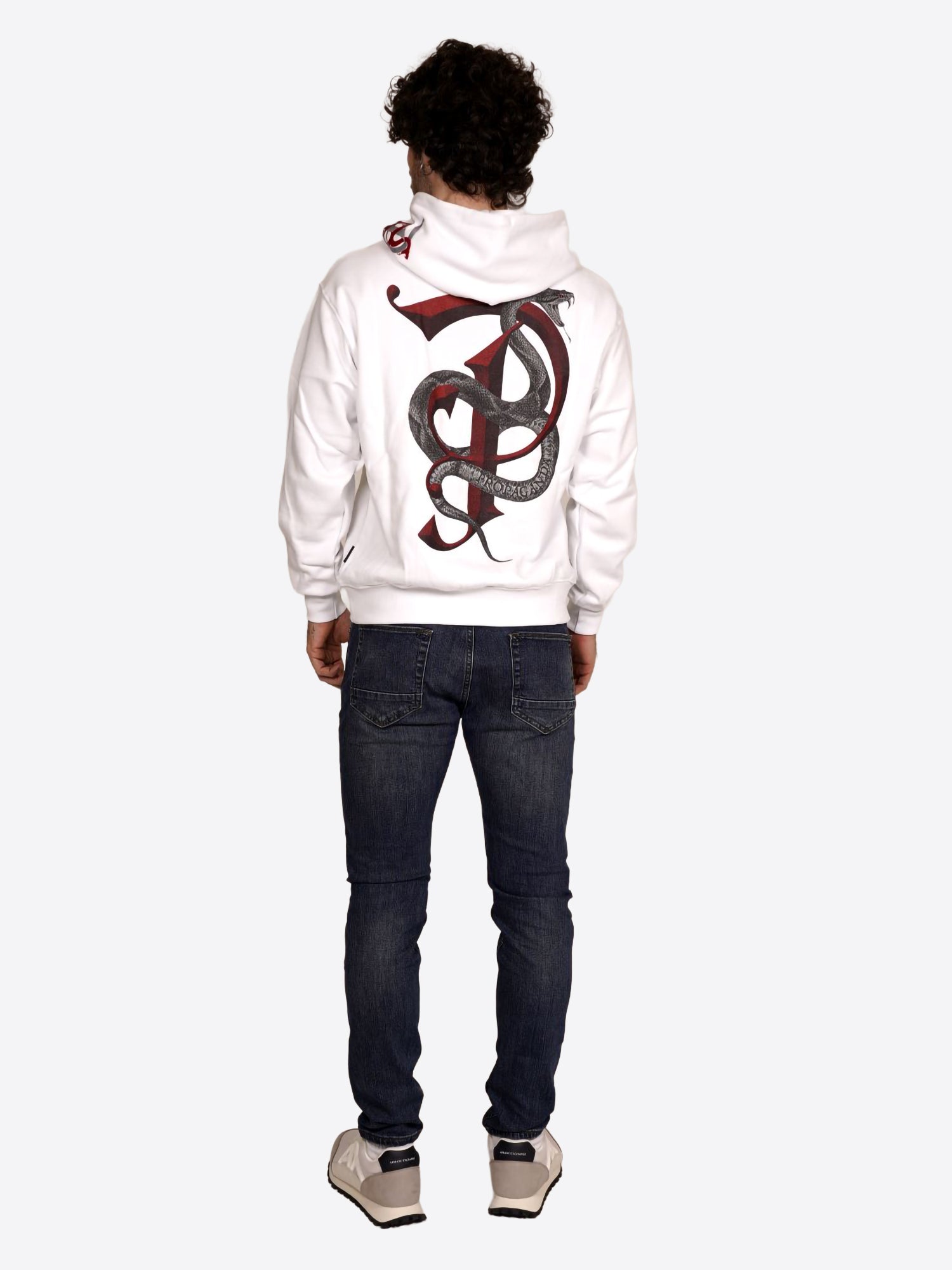Felpa PROPAGANDA da Uomo - bianco 25FWPRFE542WHT