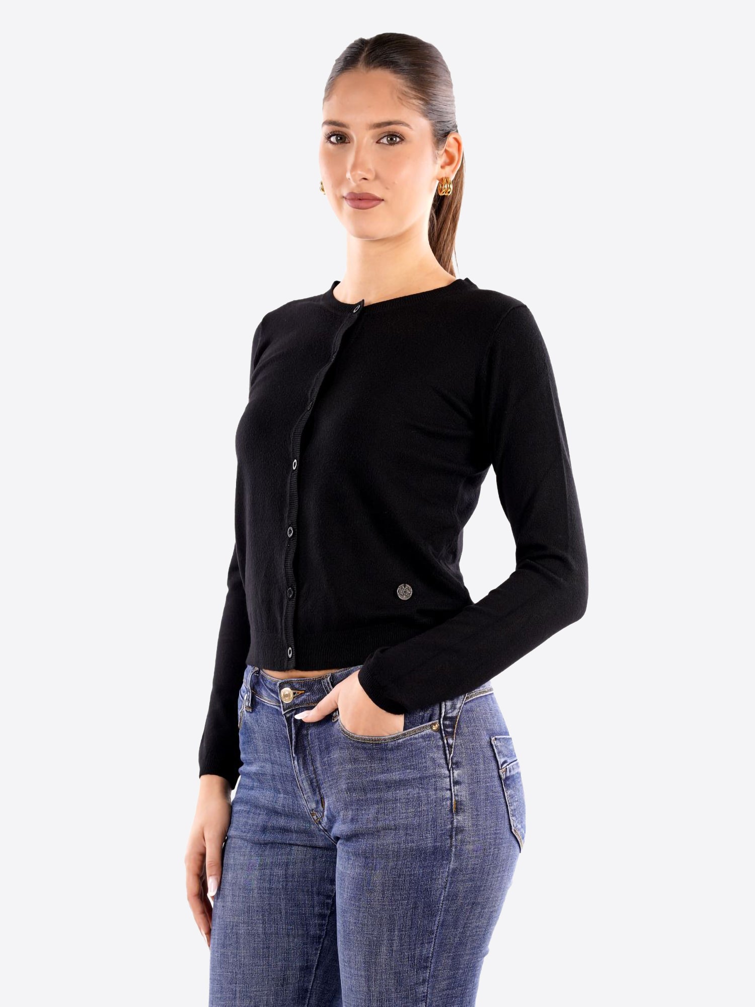 Cardigan TAKE TWO da Donna - nero DT00364BLK