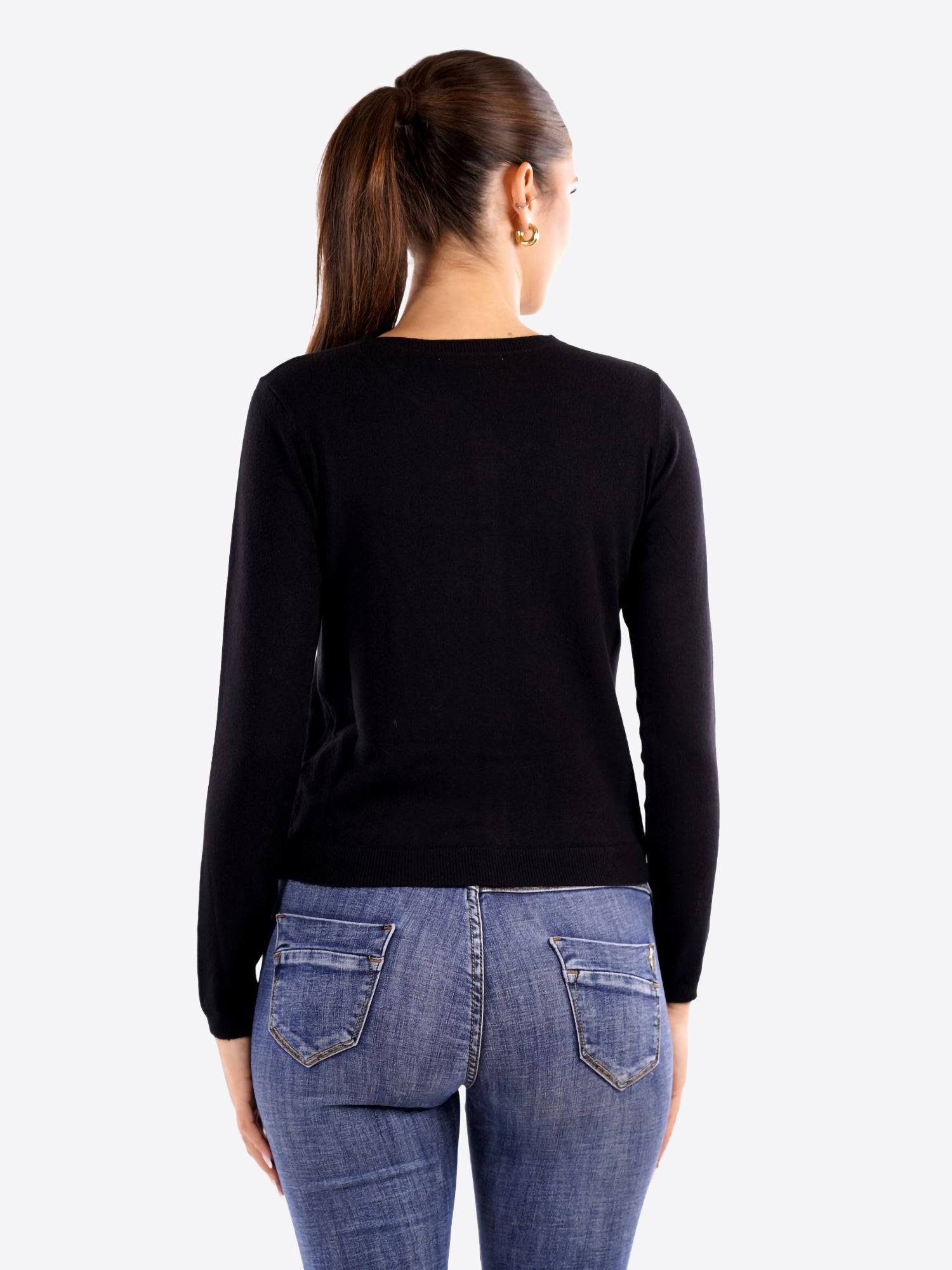 Cardigan TAKE TWO da Donna - nero DT00364BLK