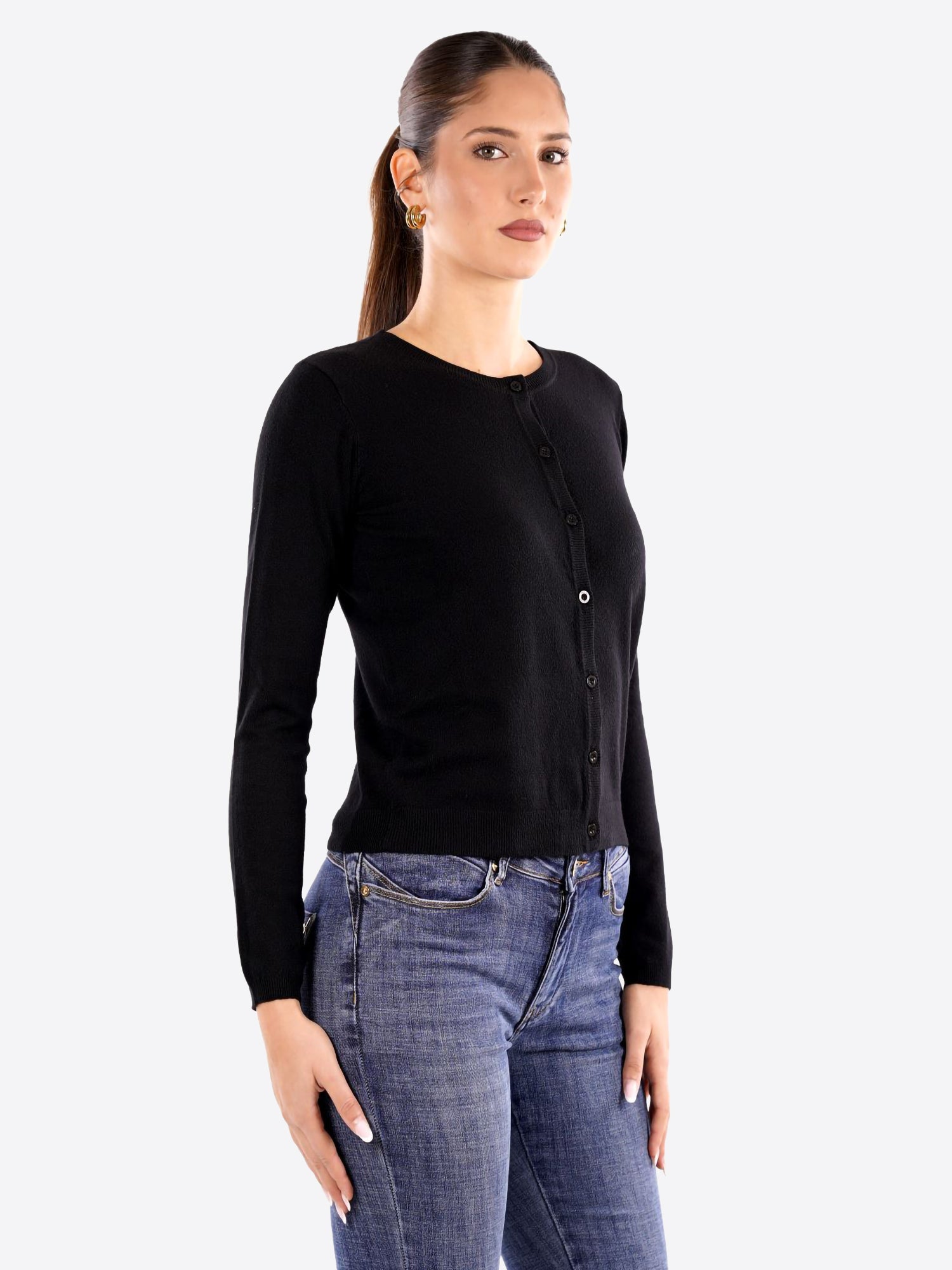 Cardigan TAKE TWO da Donna - nero DT00364BLK
