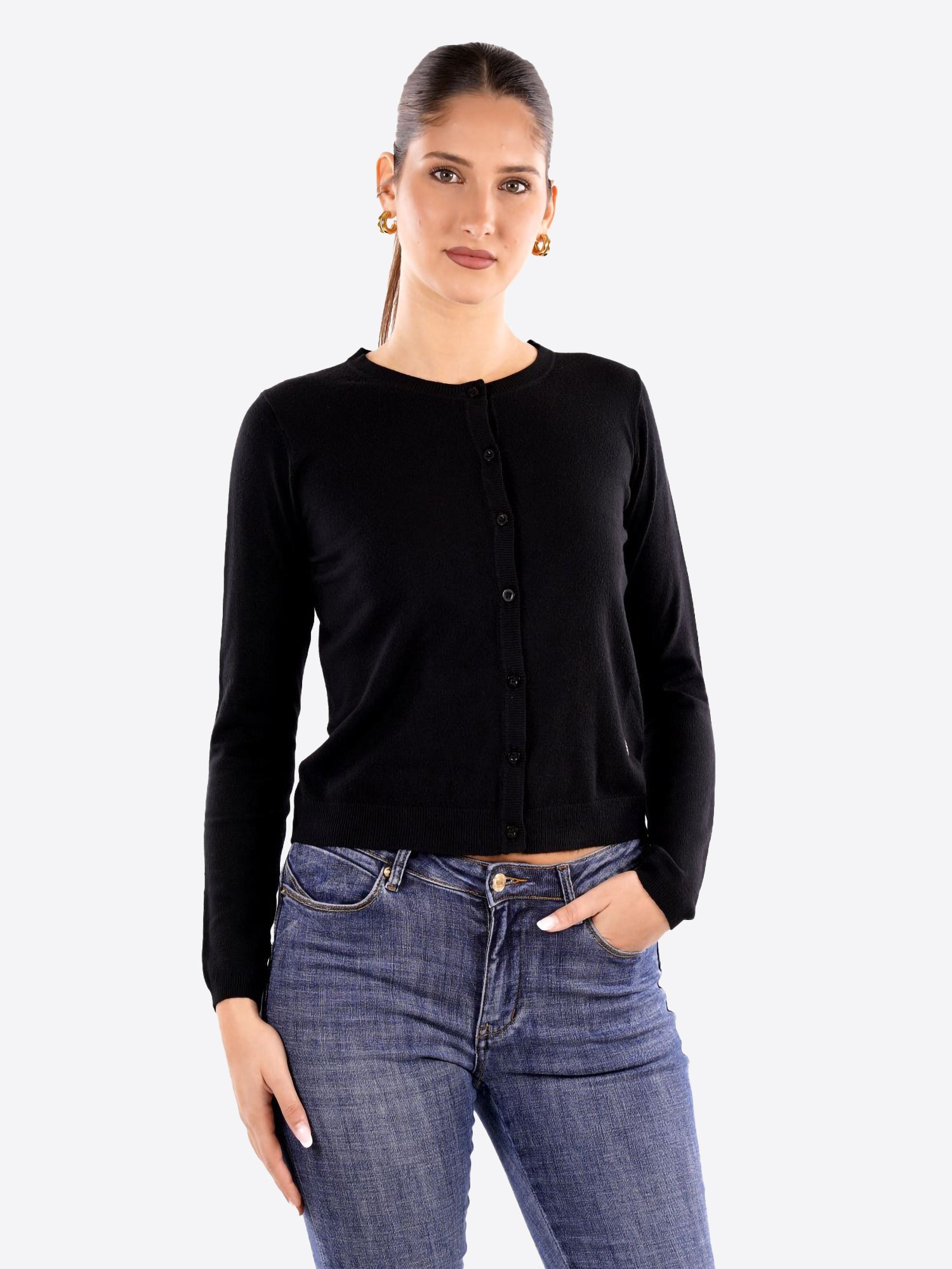 Cardigan TAKE TWO da Donna - nero DT00364BLK