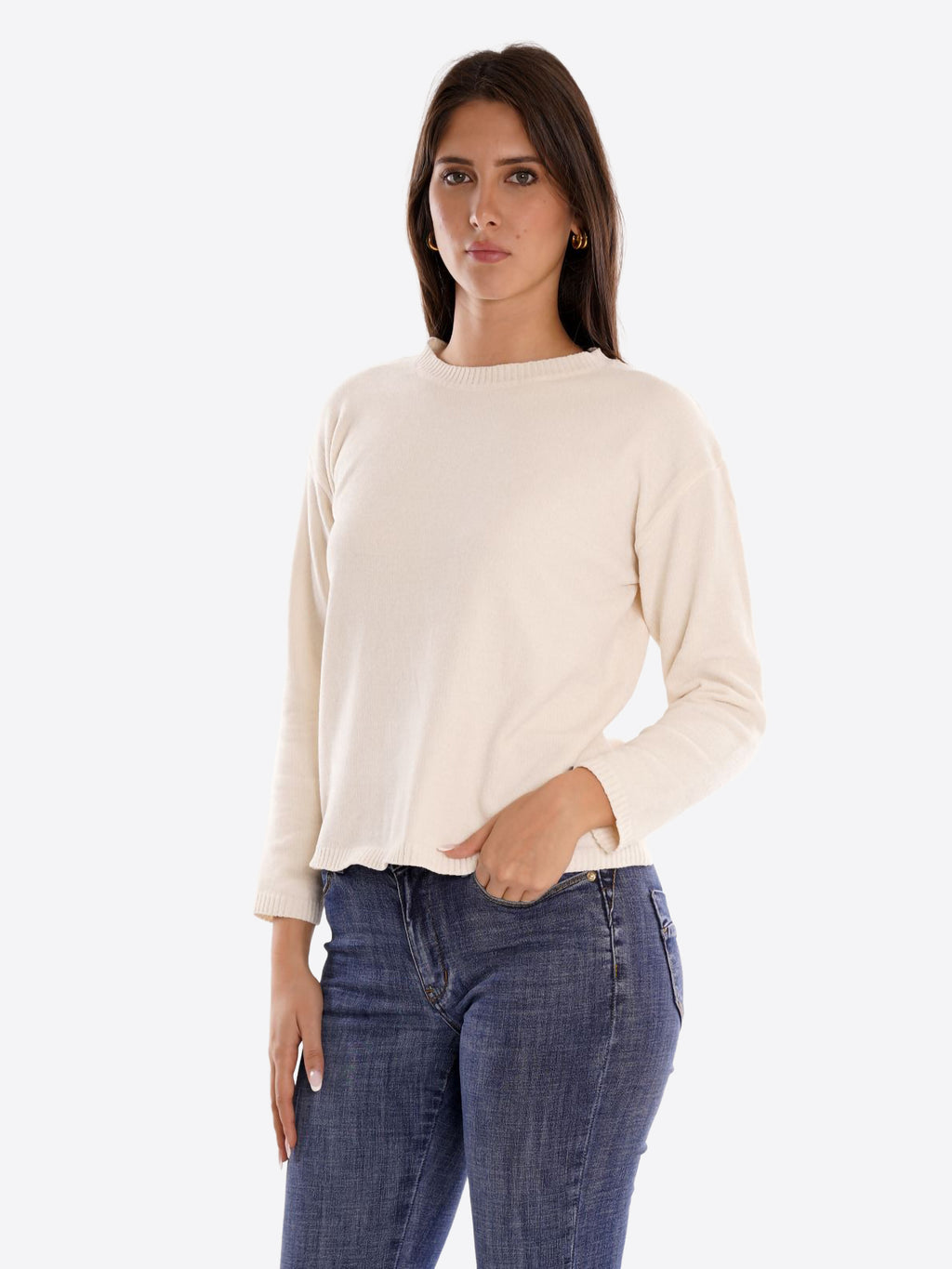 Maglia TAKE TWO da Donna - bianco DT00378PANNA