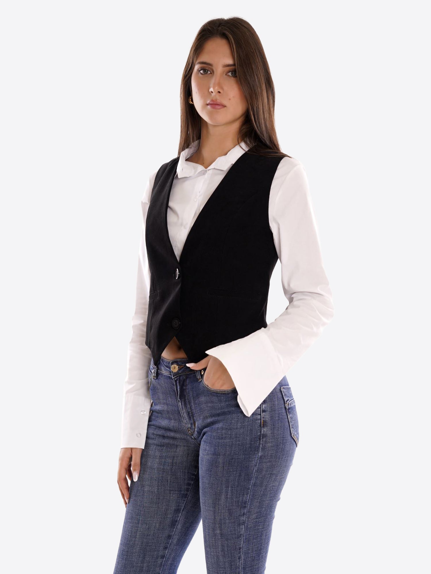 Gilet TAKE TWO da Donna - nero DT01175BLK