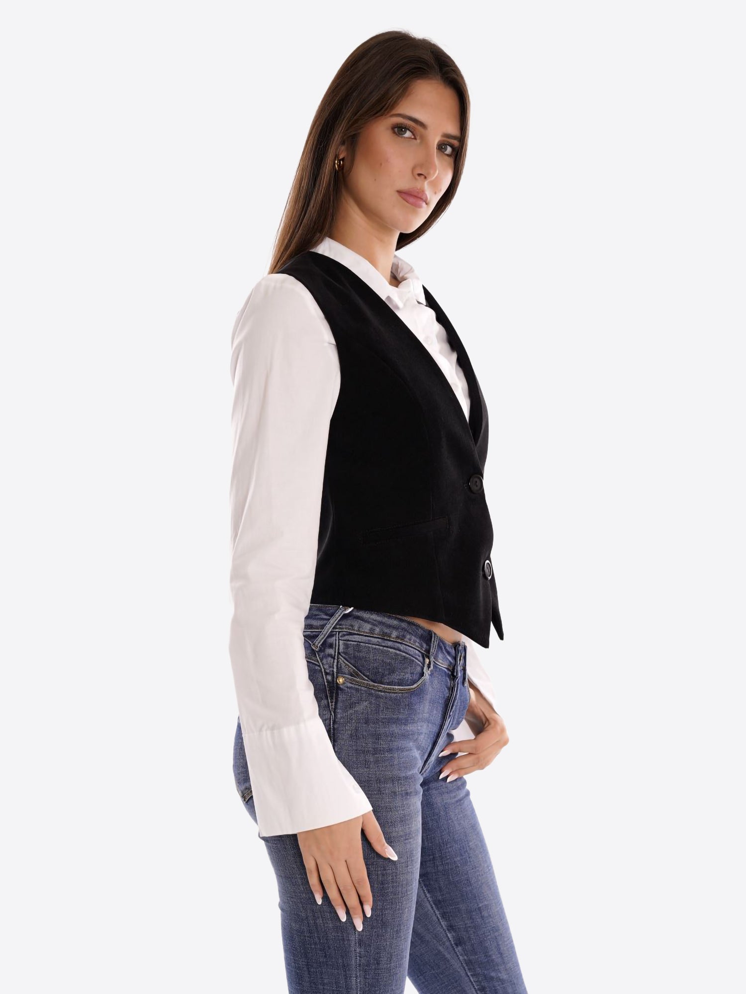 Gilet TAKE TWO da Donna - nero DT01175BLK