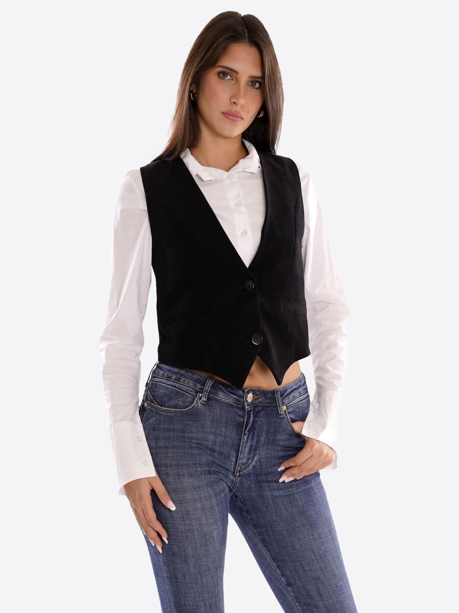 Gilet TAKE TWO da Donna - nero DT01175BLK