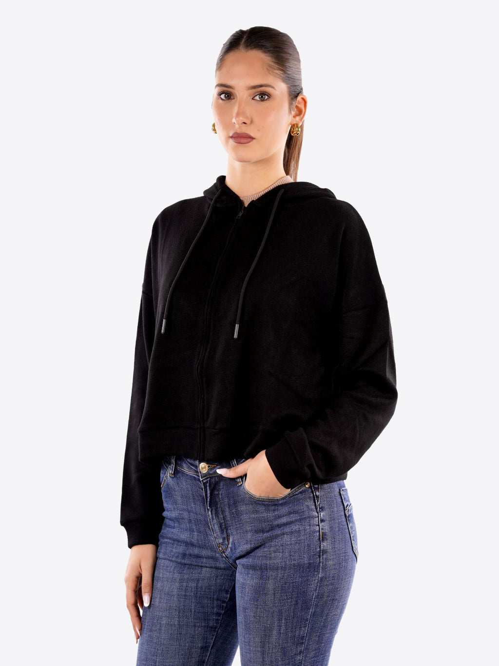Felpa TAKE TWO da Donna - nero DT02053BLK
