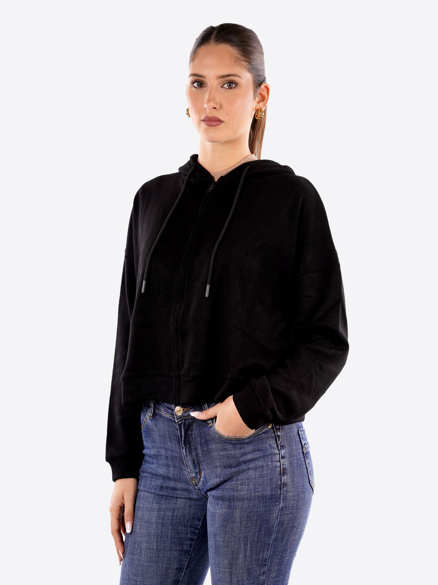 Felpa TAKE TWO da Donna - nero DT02053BLK