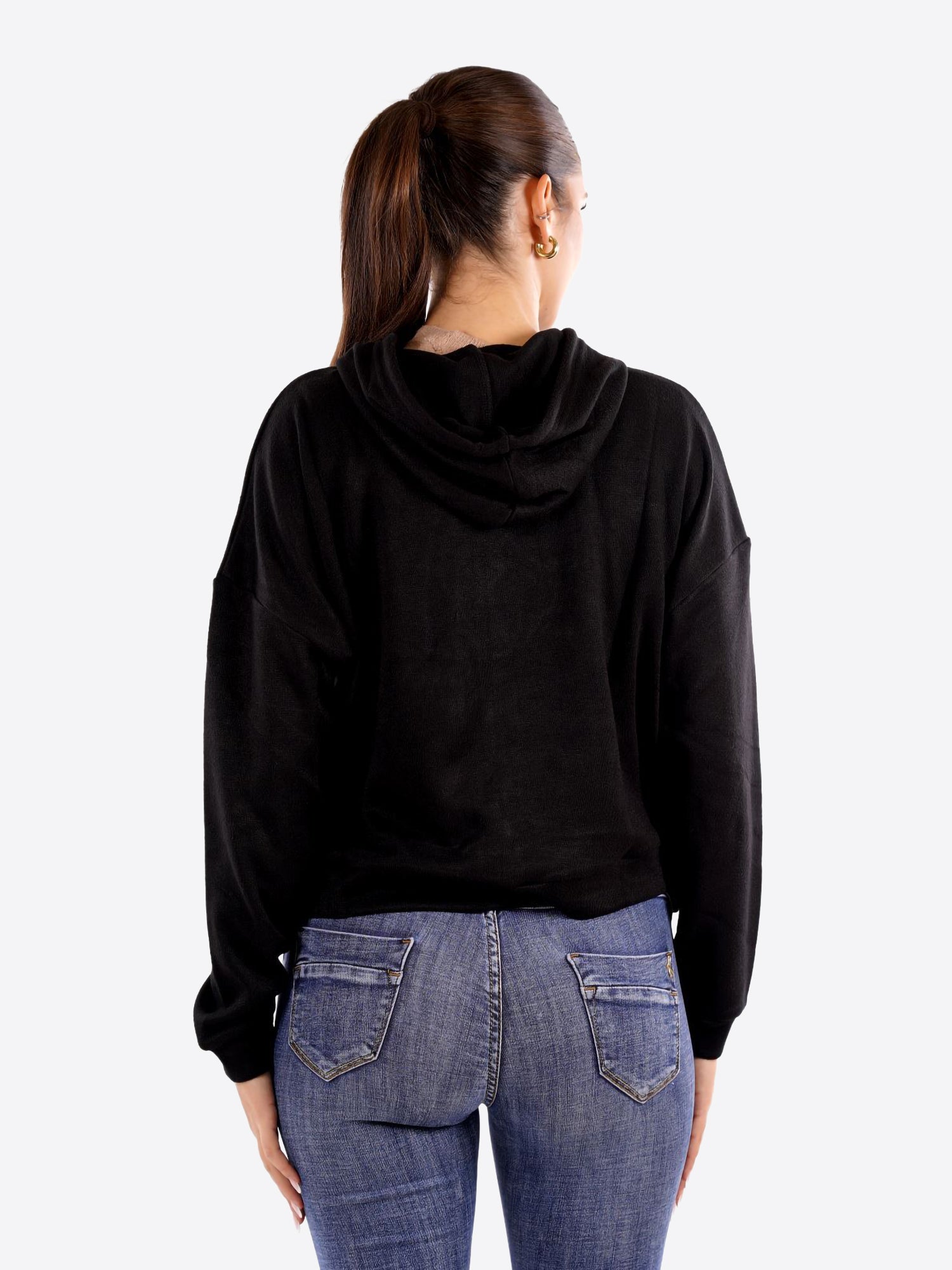 Felpa TAKE TWO da Donna - nero DT02053BLK