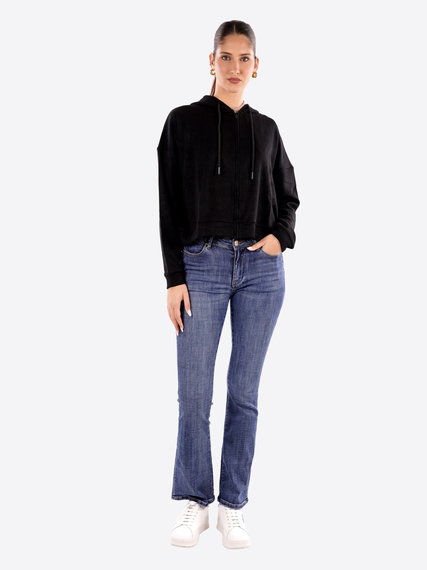 Felpa TAKE TWO da Donna - nero DT02053BLK