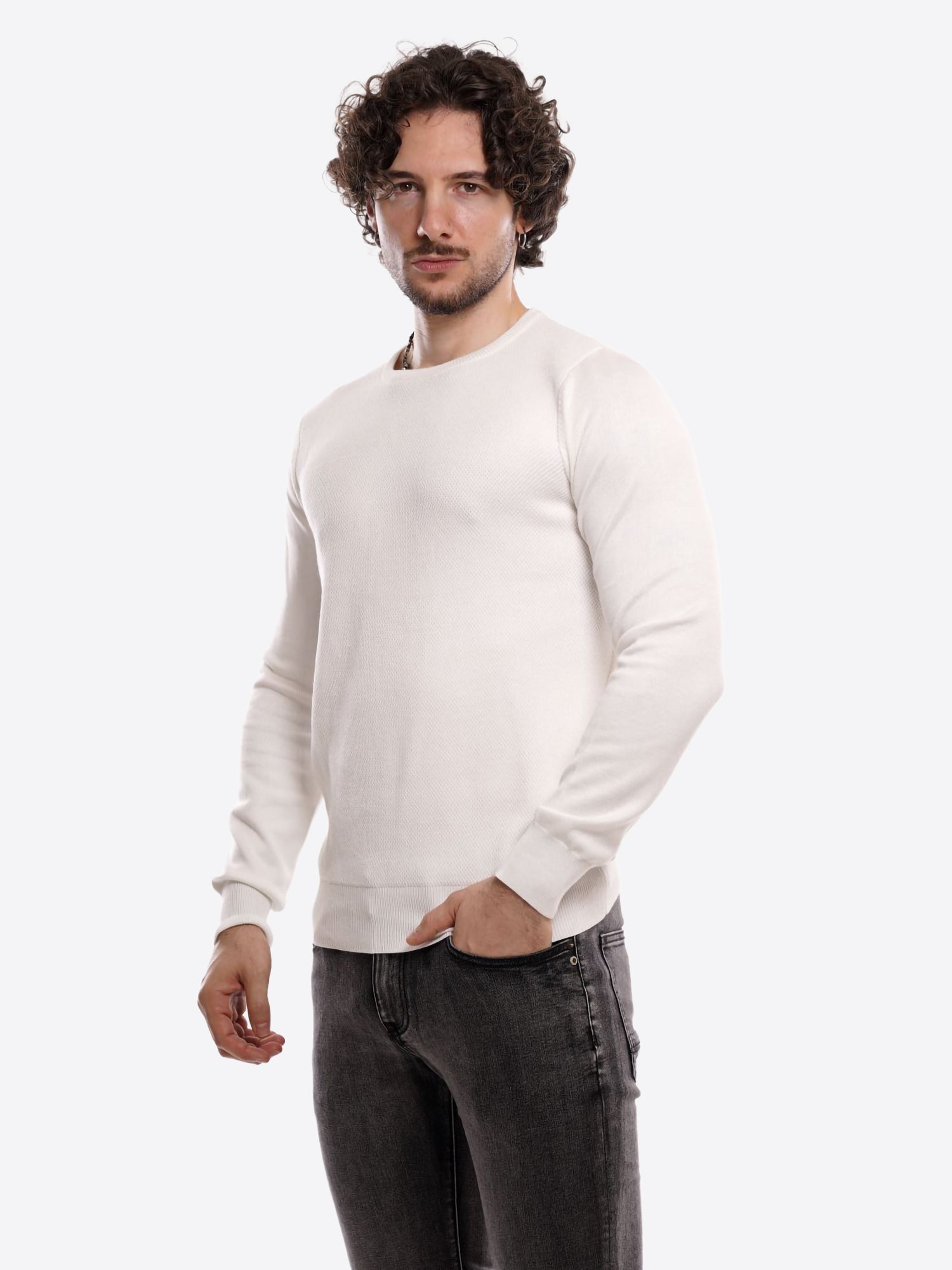 Maglia TAKE TWO da Uomo - bianco UT0462PANNA