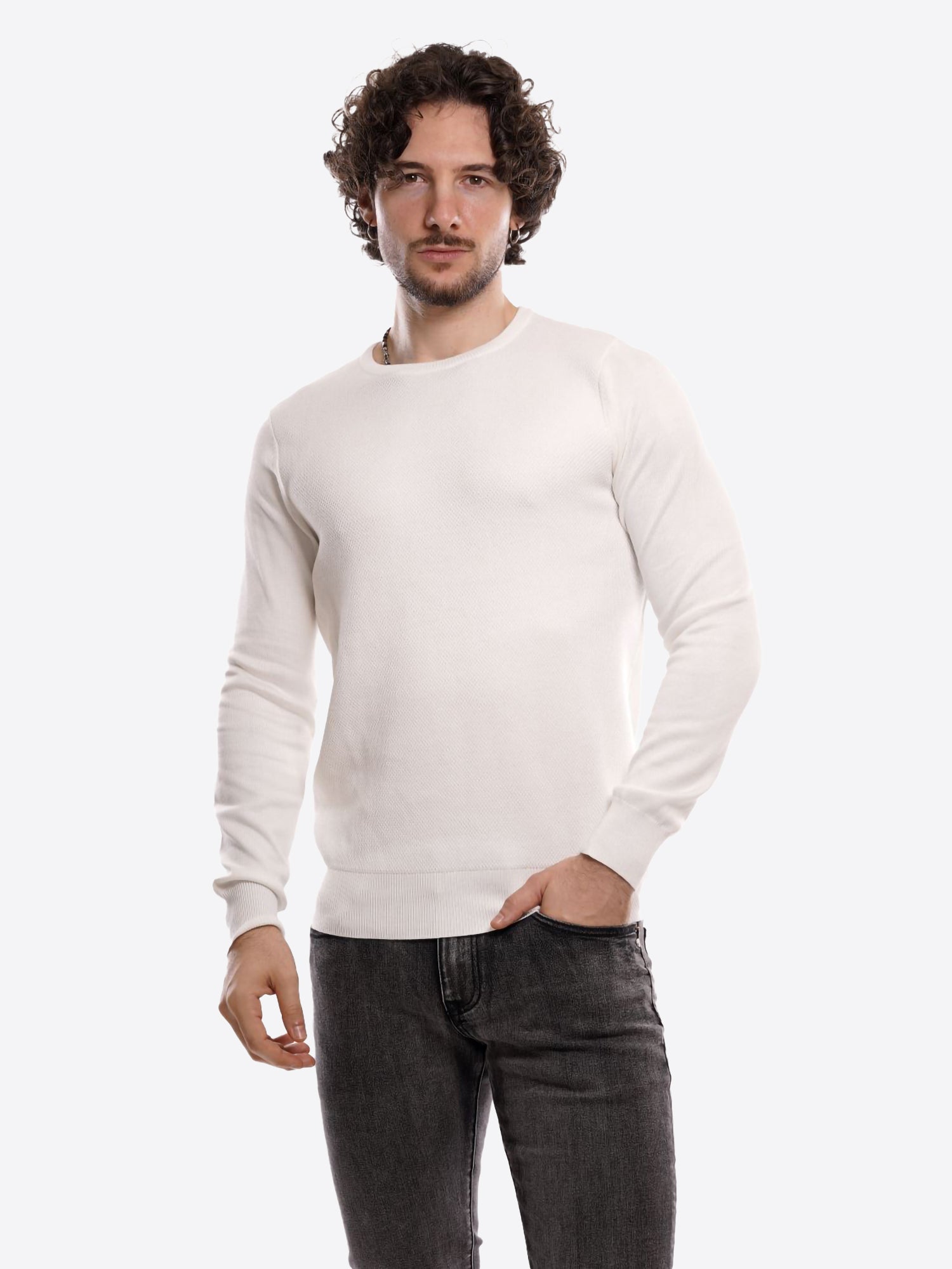 Maglia TAKE TWO da Uomo - bianco UT0462PANNA