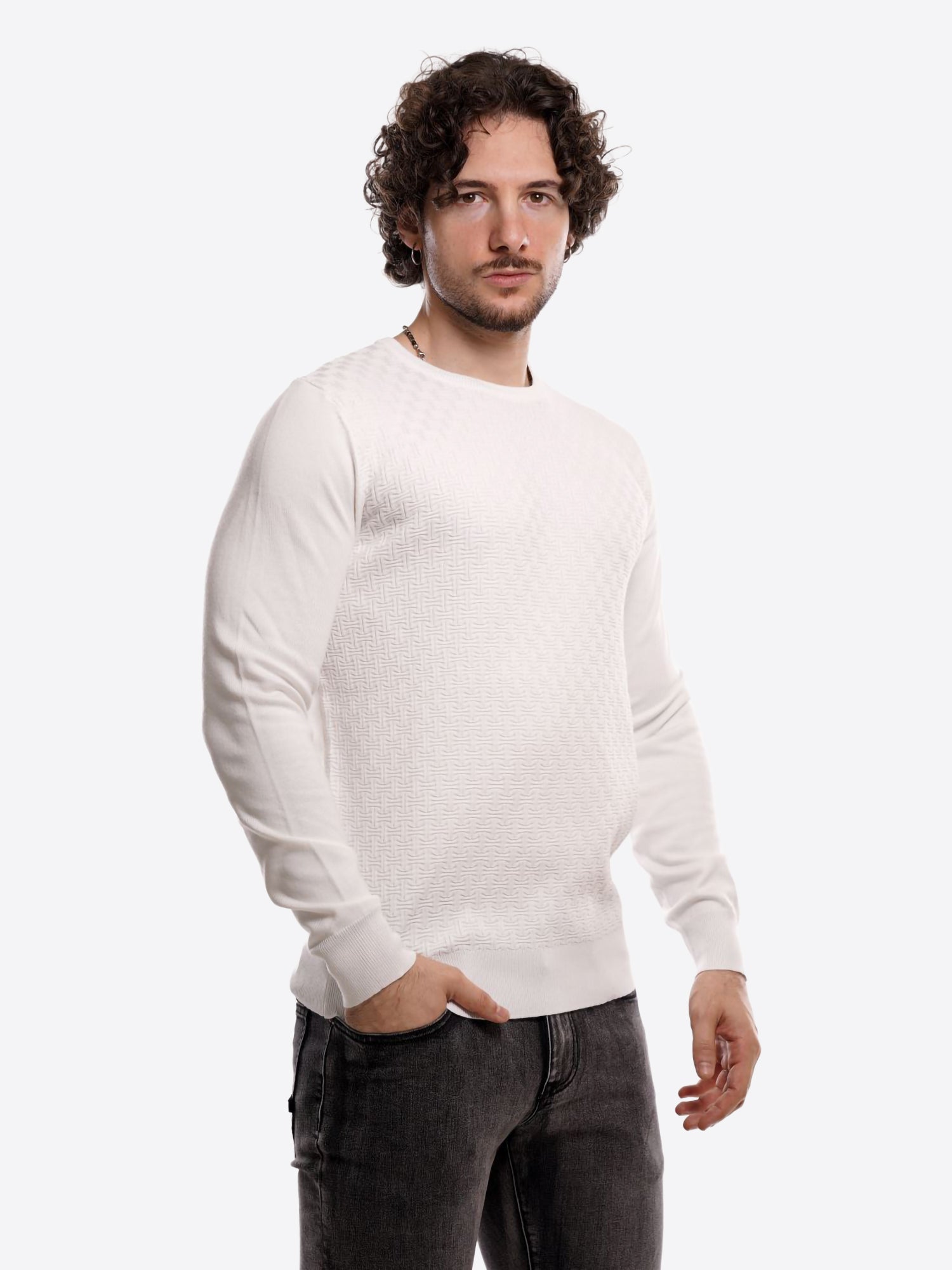 Maglia TAKE TWO da Uomo - bianco UT0464PANNA