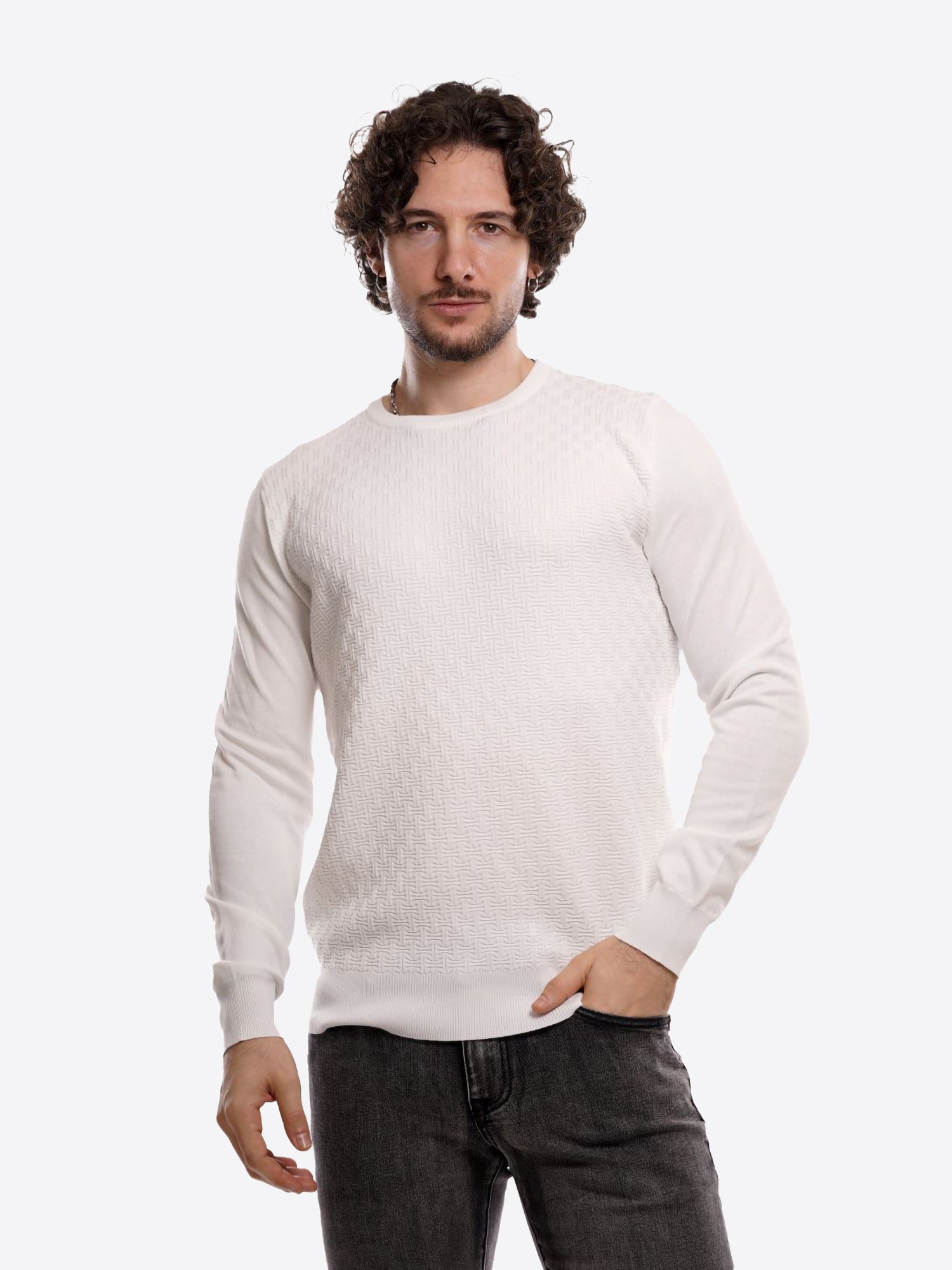 Maglia TAKE TWO da Uomo - bianco UT0464PANNA