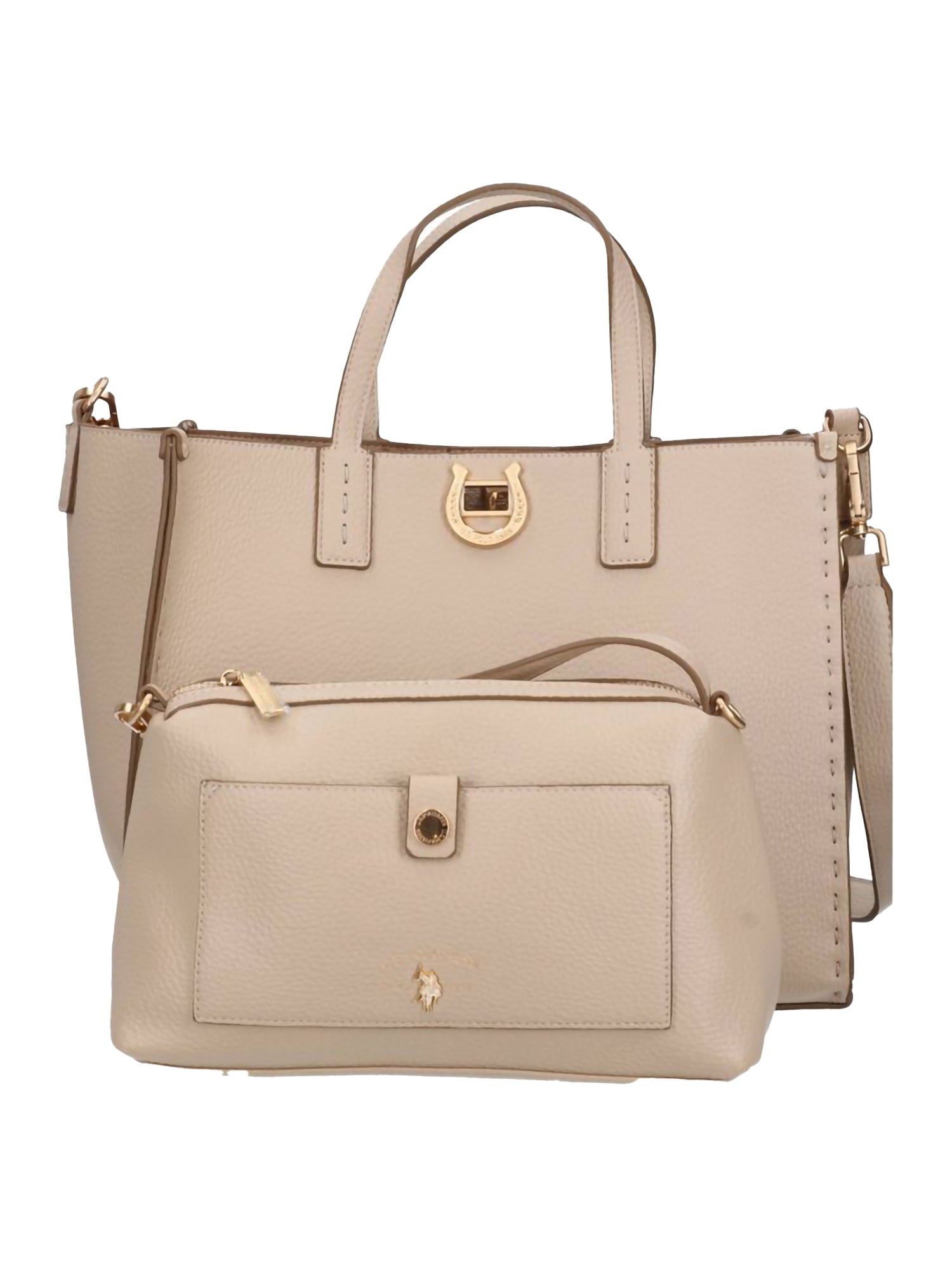 Borsa a Mano US POLO ACCESSORI da Donna - beige BIU0M8869WVP502