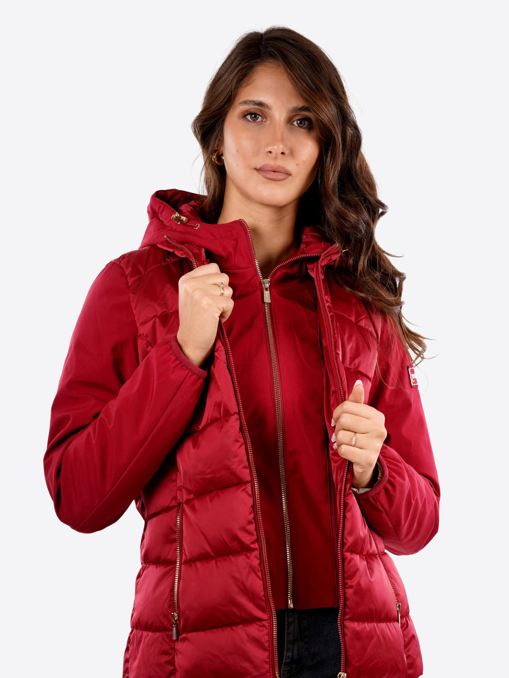 Piumino YES-ZEE da Donna - rosso J045M800562