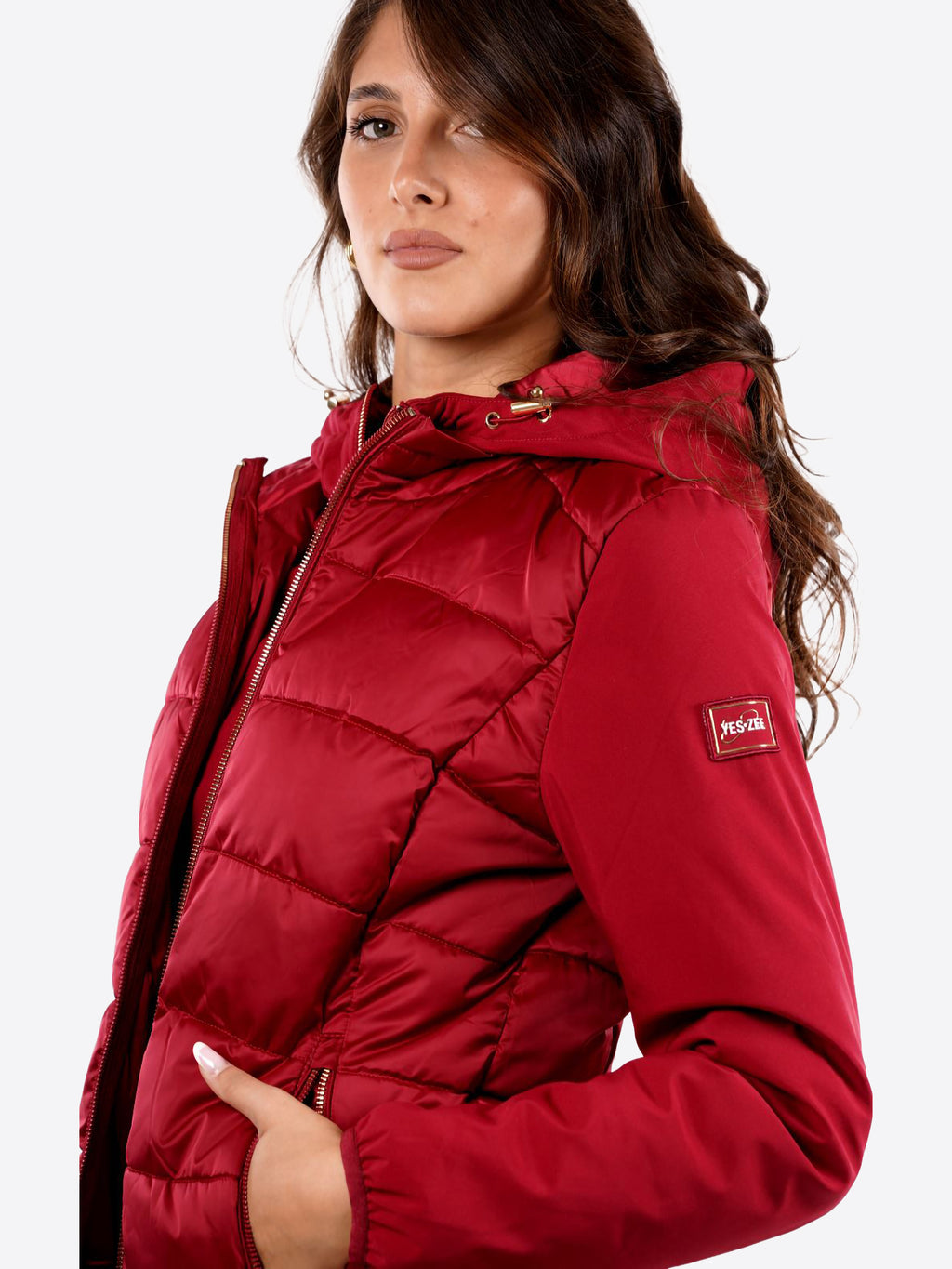 Piumino YES-ZEE da Donna - rosso J045M800562
