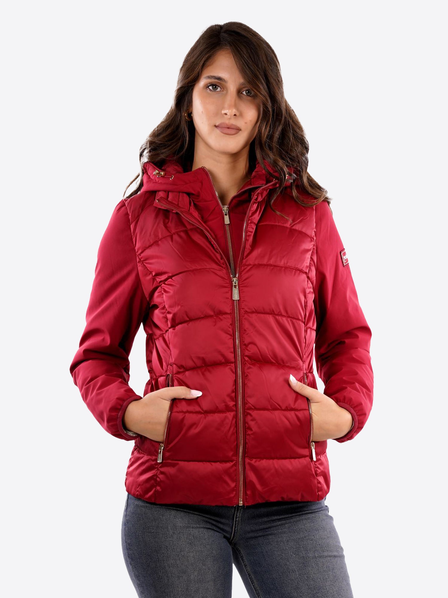 Piumino YES-ZEE da Donna - rosso J045M800562