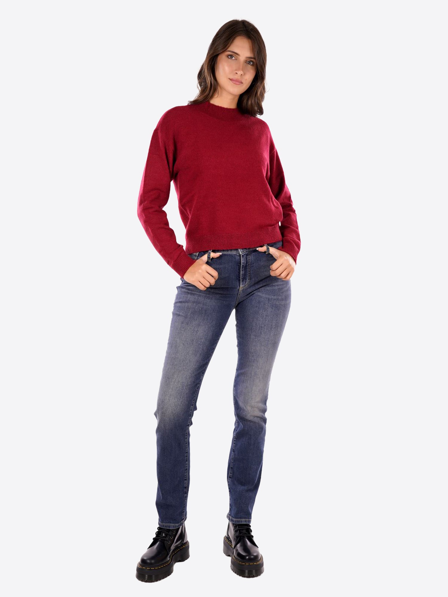 Maglia YES-ZEE da Donna - rosso M003BT00562