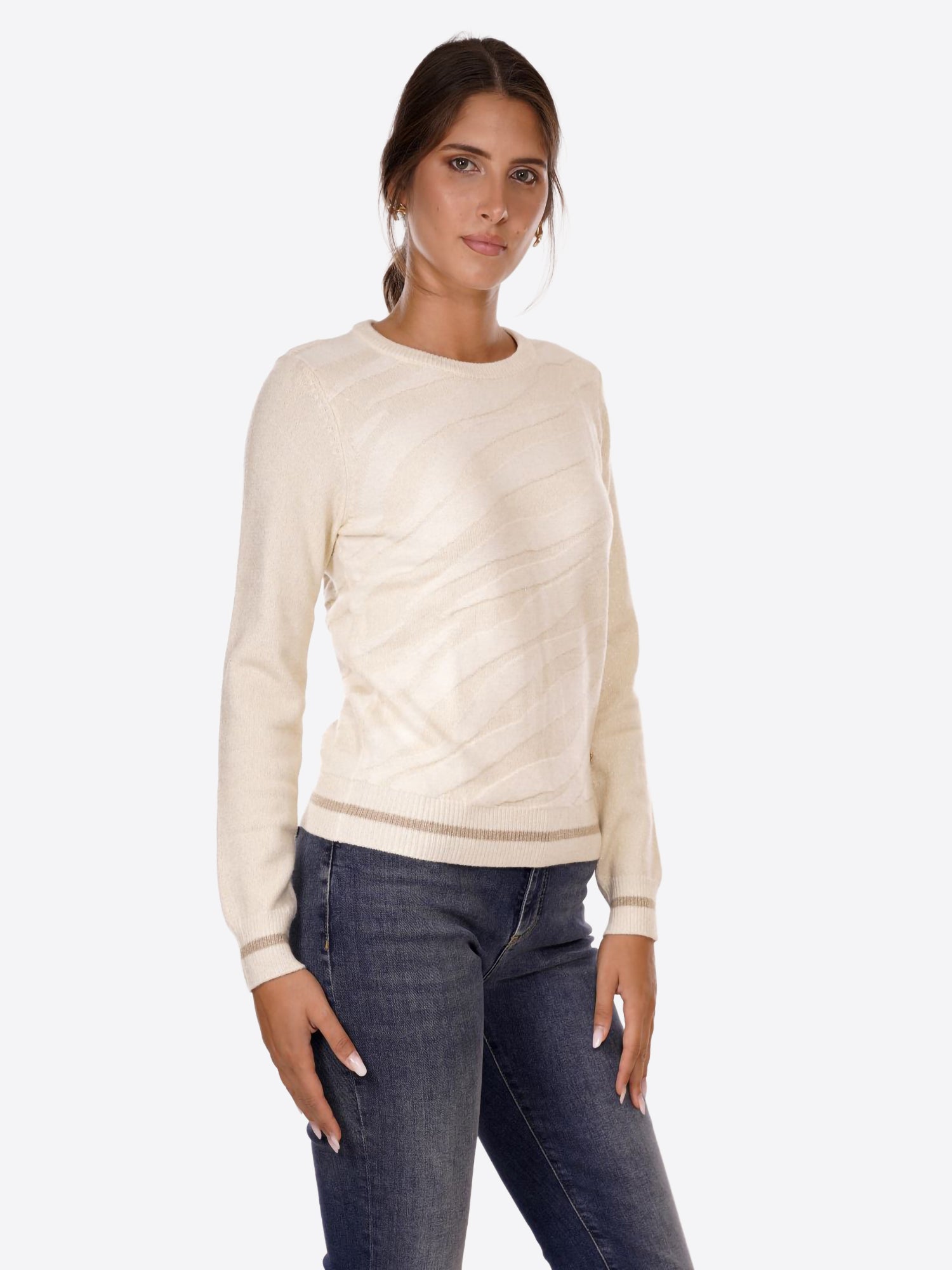 Maglia YES-ZEE da Donna - beige M011BI00157