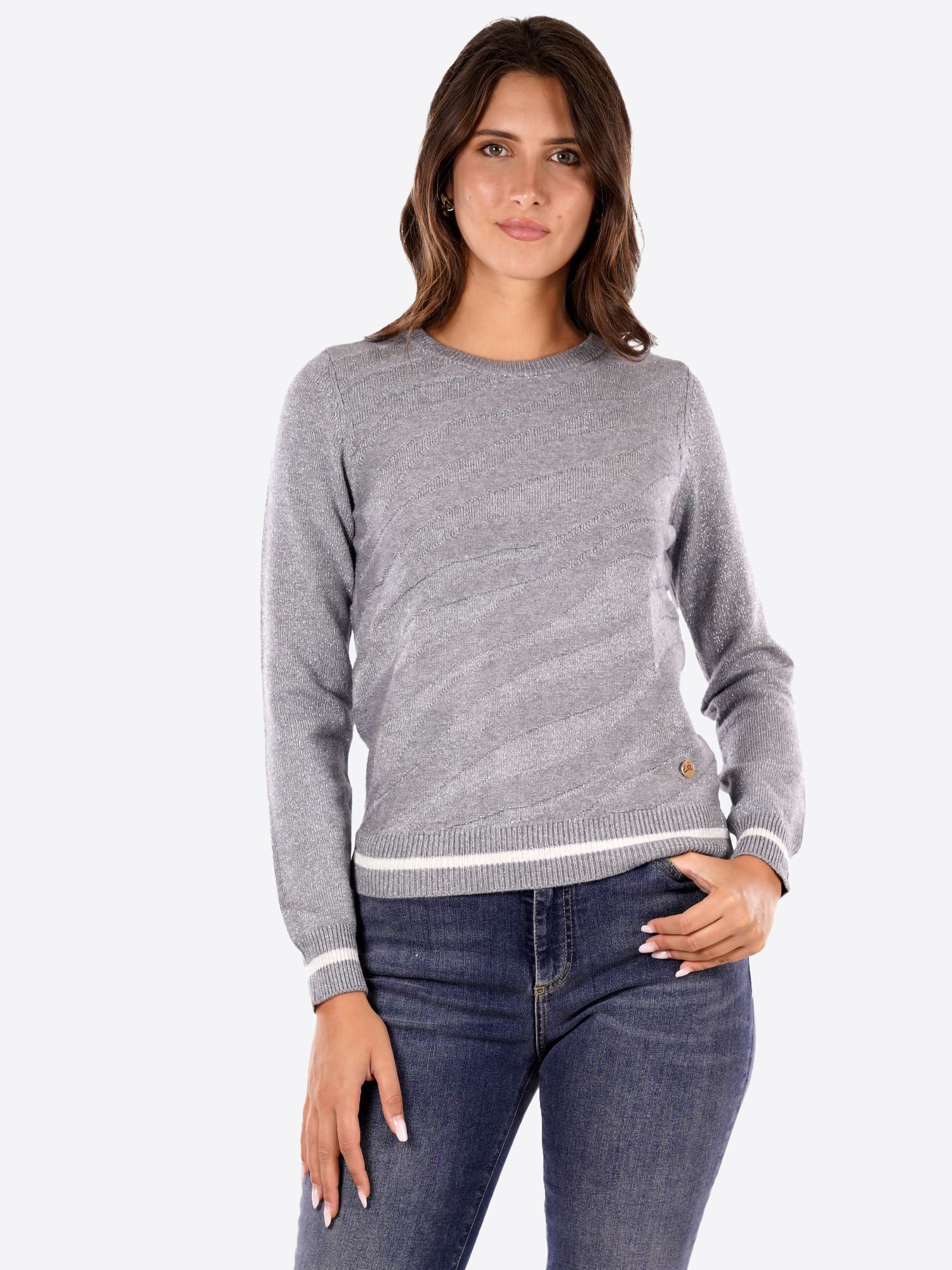 Maglia YES-ZEE da Donna - grigio M011BI00809