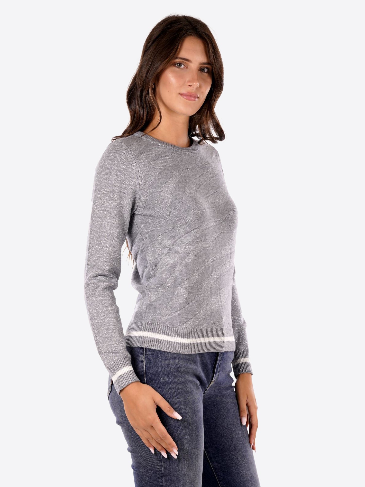 Maglia YES-ZEE da Donna - grigio M011BI00809