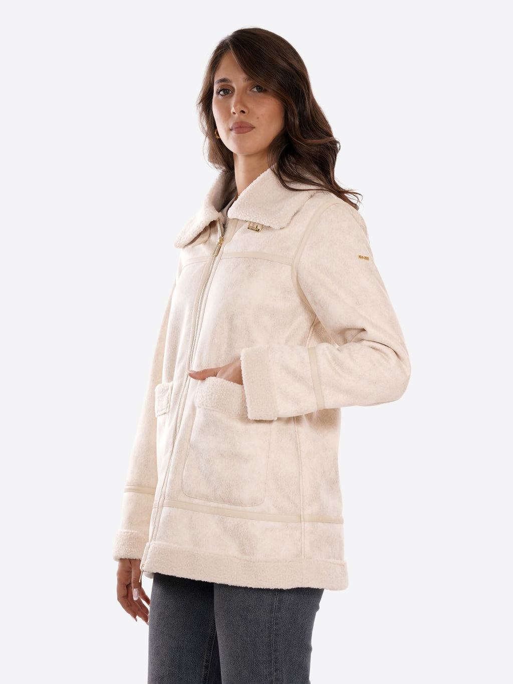 Cappotto YES-ZEE da Donna - bianco O061KJ00157