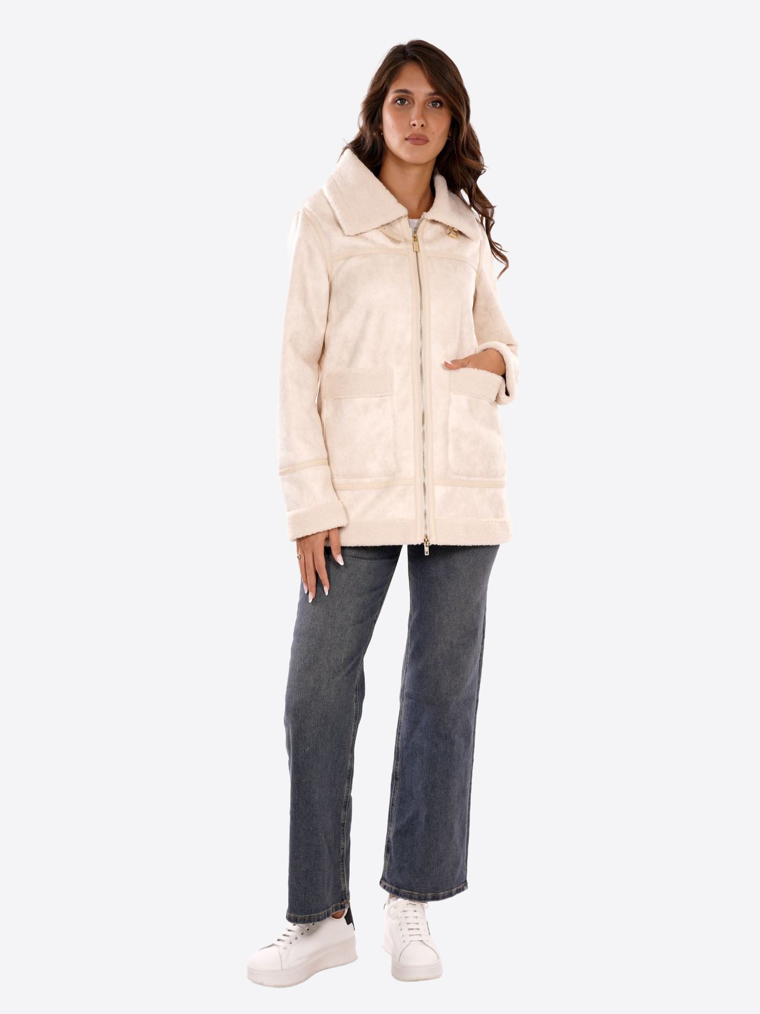 Cappotto YES-ZEE da Donna - bianco O061KJ00157
