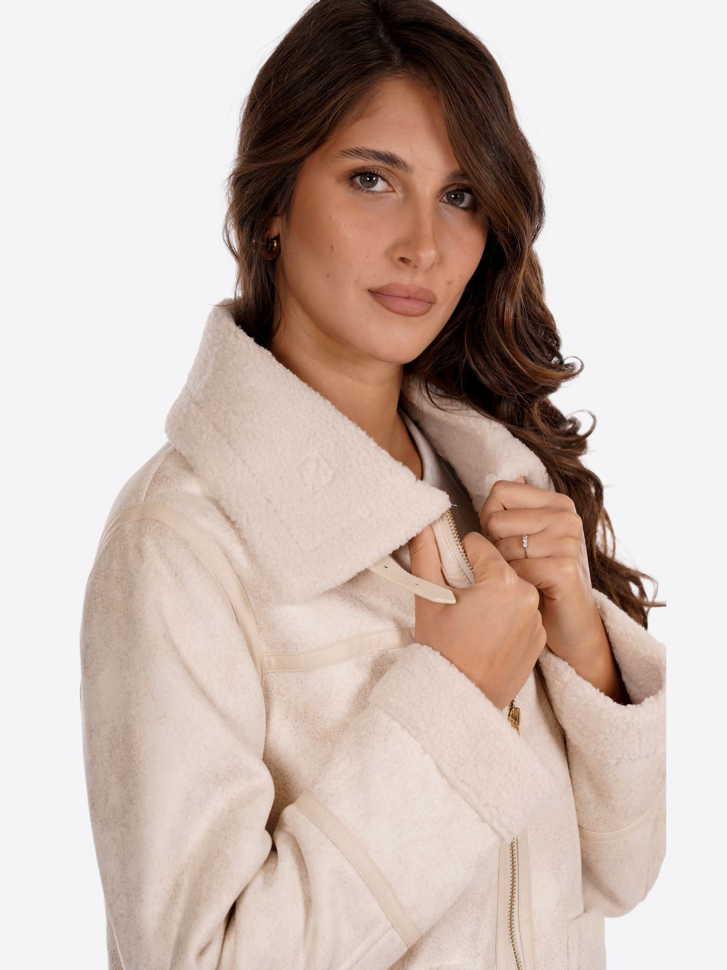 Cappotto YES-ZEE da Donna - bianco O061KJ00157