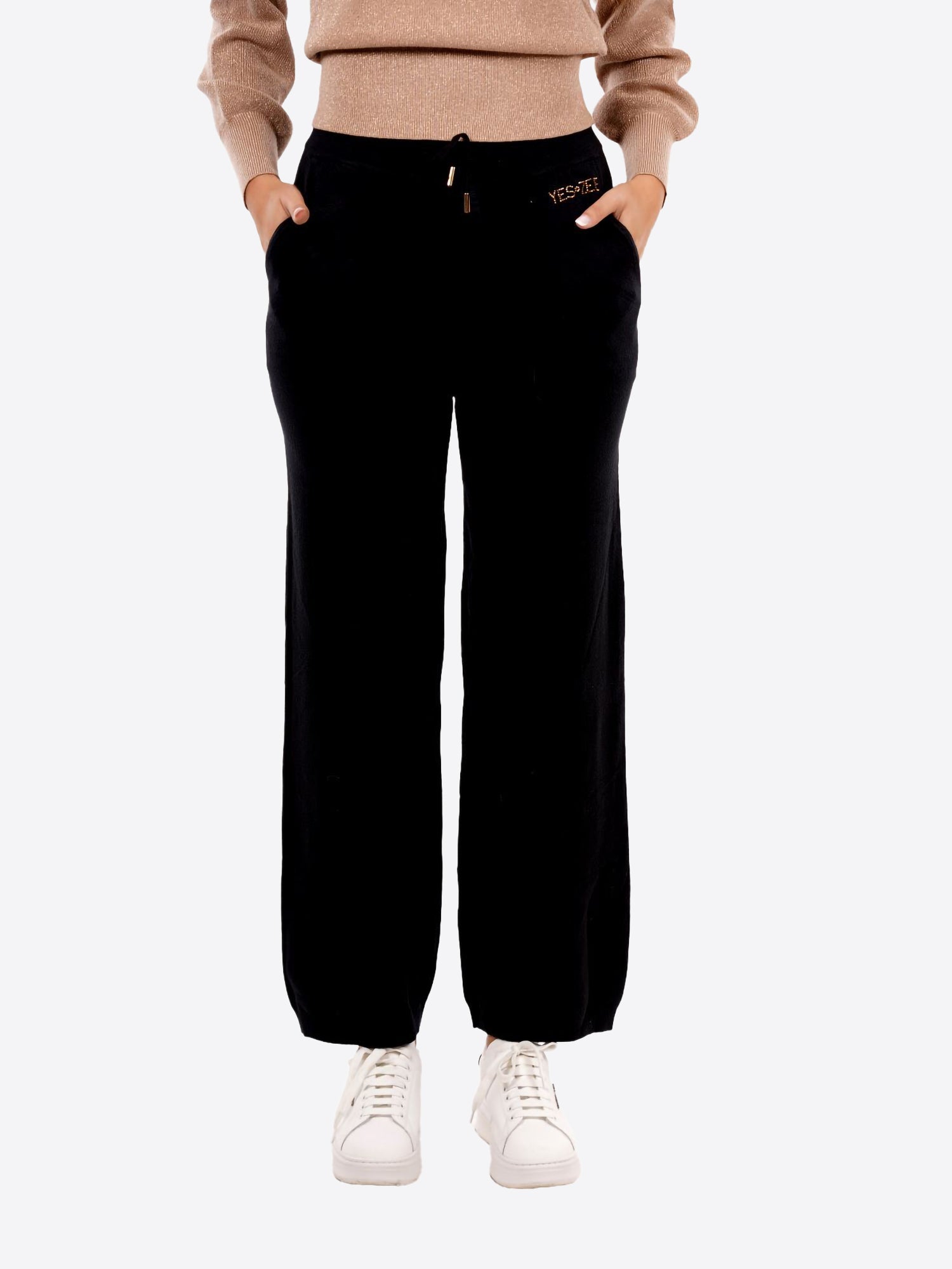 Pantalone Tuta YES-ZEE da Donna - nero P369RU00801
