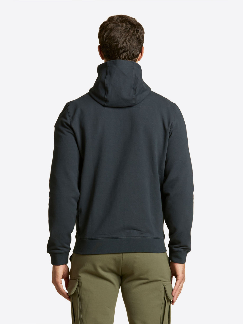 Felpa full zip cappuccio AERONAUTICA MILITARE da Uomo - blu FE209708184 BLU
