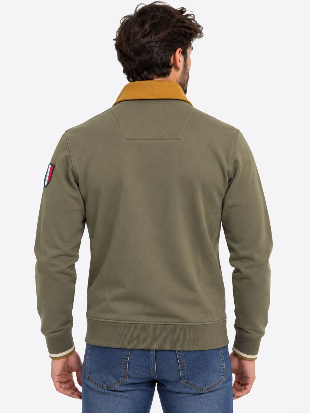 Felpa Full Zip AERONAUTICA MILITARE da Uomo - FE213507309 VERDE