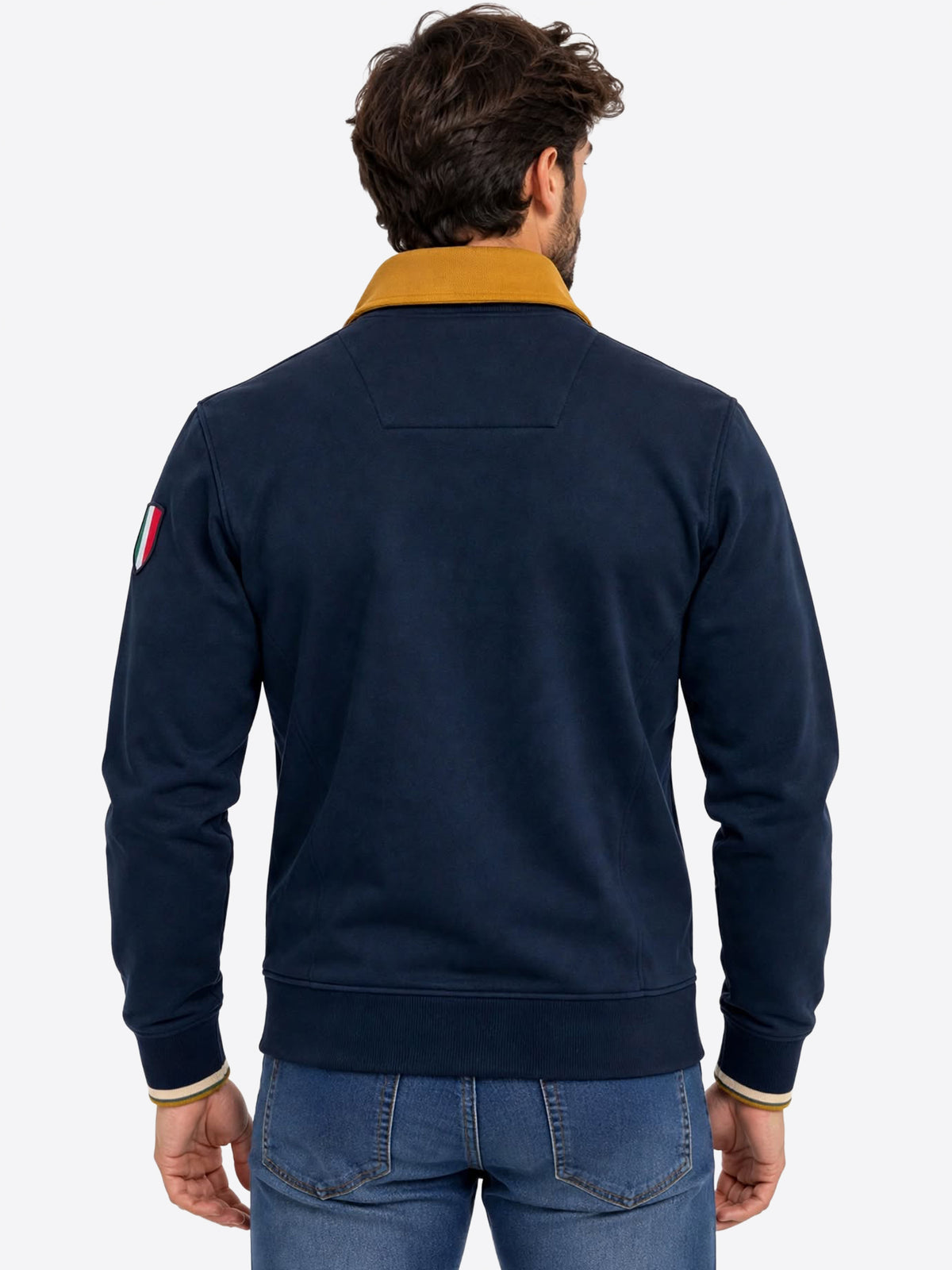 Felpa Full Zip AERONAUTICA MILITARE da Uomo - FE213508184 BLU