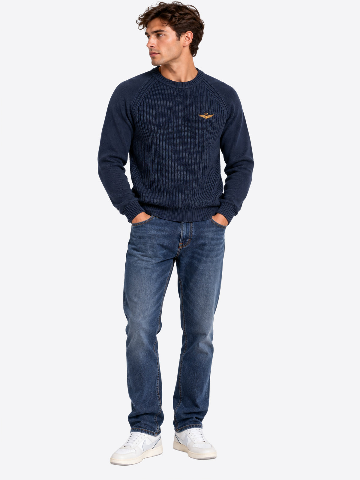 Maglione AERONAUTICA MILITARE da Uomo - MA157108184 BLU