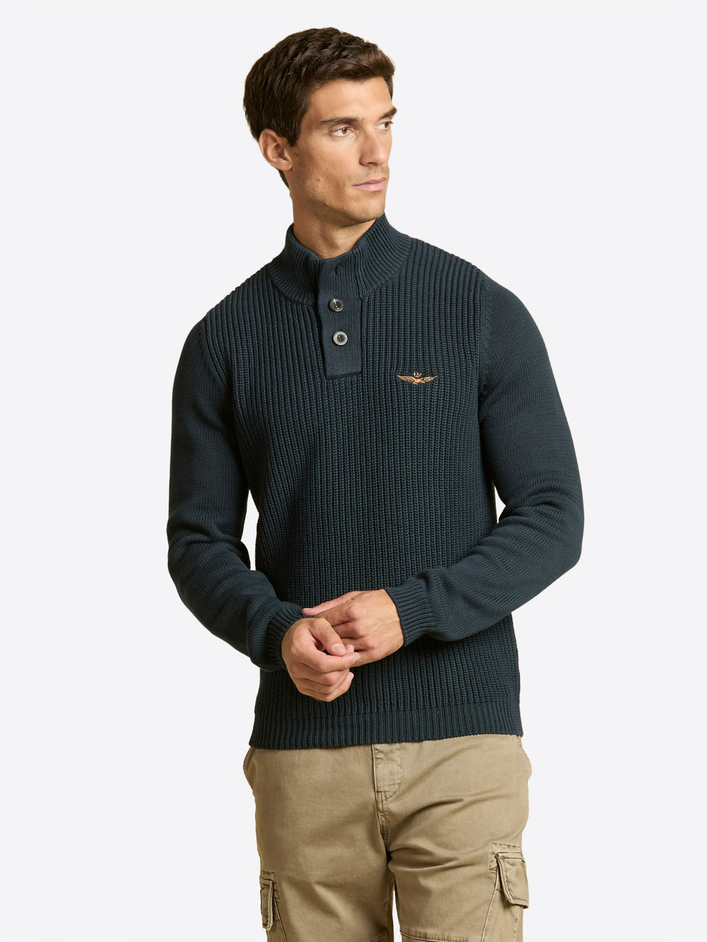 Maglione AERONAUTICA MILITARE da Uomo - blu MA157208184 BLU