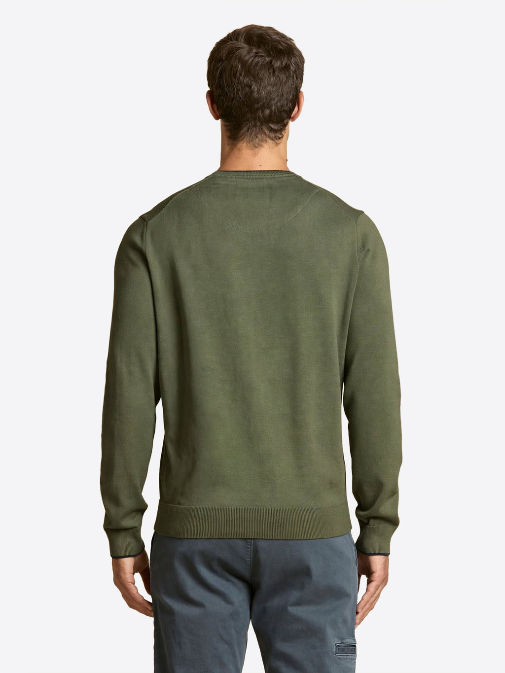 Maglione girocollo AERONAUTICA MILITARE da Uomo - verde MA163107309 VERDE