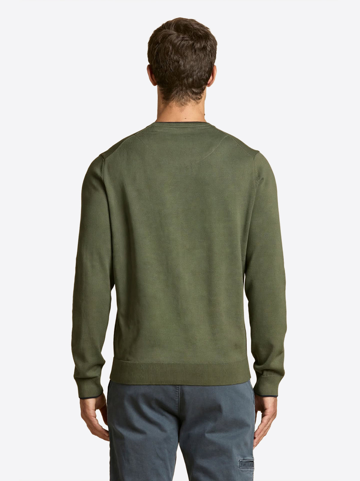 Maglione girocollo AERONAUTICA MILITARE da Uomo - verde MA163107309 VERDE