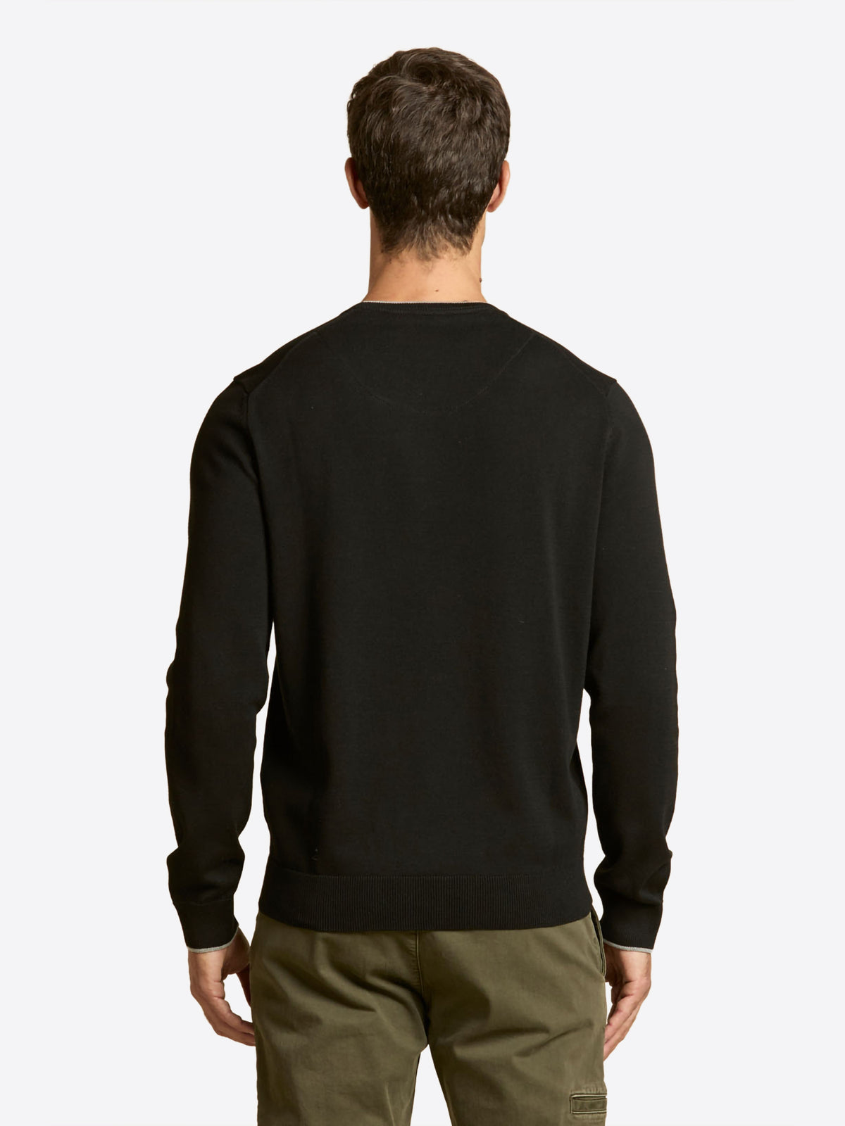 Maglione girocollo AERONAUTICA MILITARE da Uomo - nero MA163134300 NERO