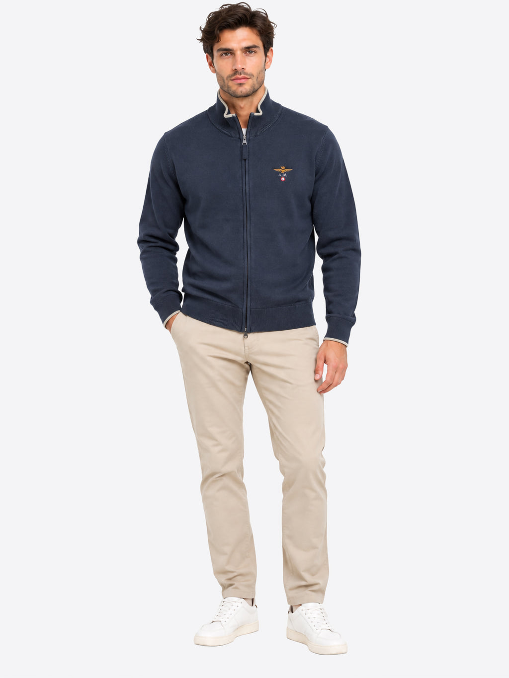 Cardigan AERONAUTICA MILITARE da Uomo - MA163208184 BLU