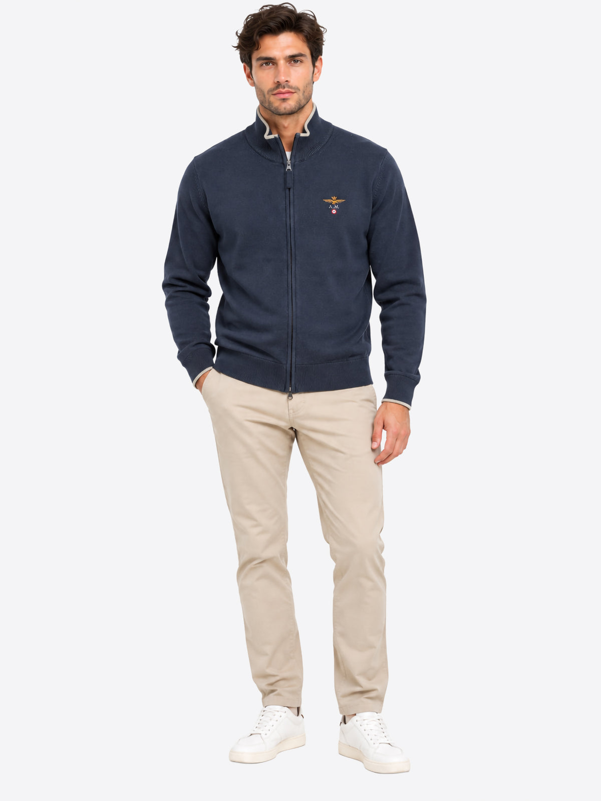 Cardigan AERONAUTICA MILITARE da Uomo - MA163208184 BLU