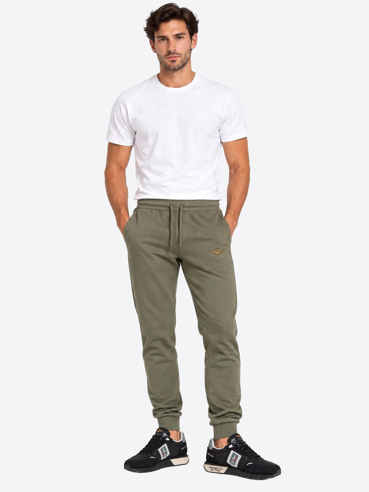 Pantalone Tuta AERONAUTICA MILITARE da Uomo - PE100807309 VERDEMILITARE