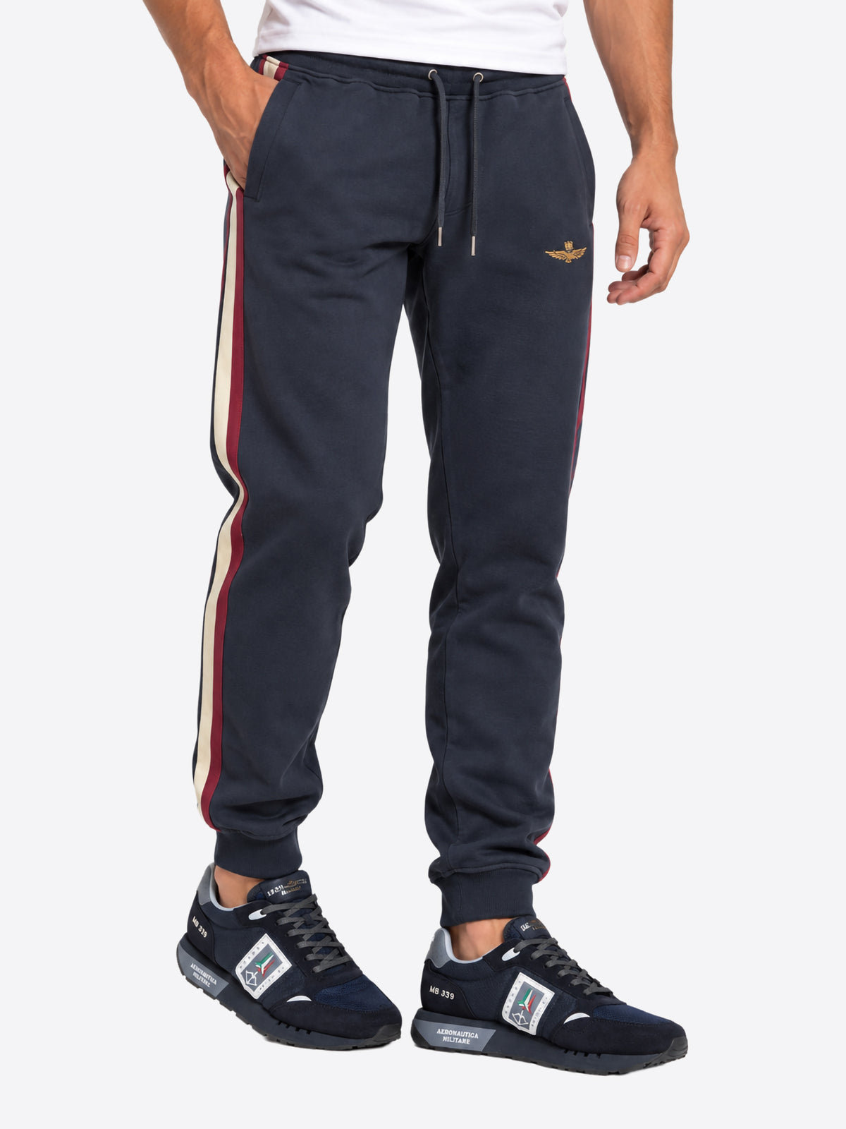 Pantalone Tuta AERONAUTICA MILITARE da Uomo -PF103408184 BLU