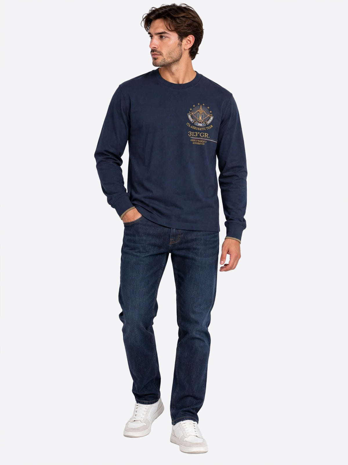 Long-shirt AERONAUTICA MILITARE da Uomo - TS257308184 BLU