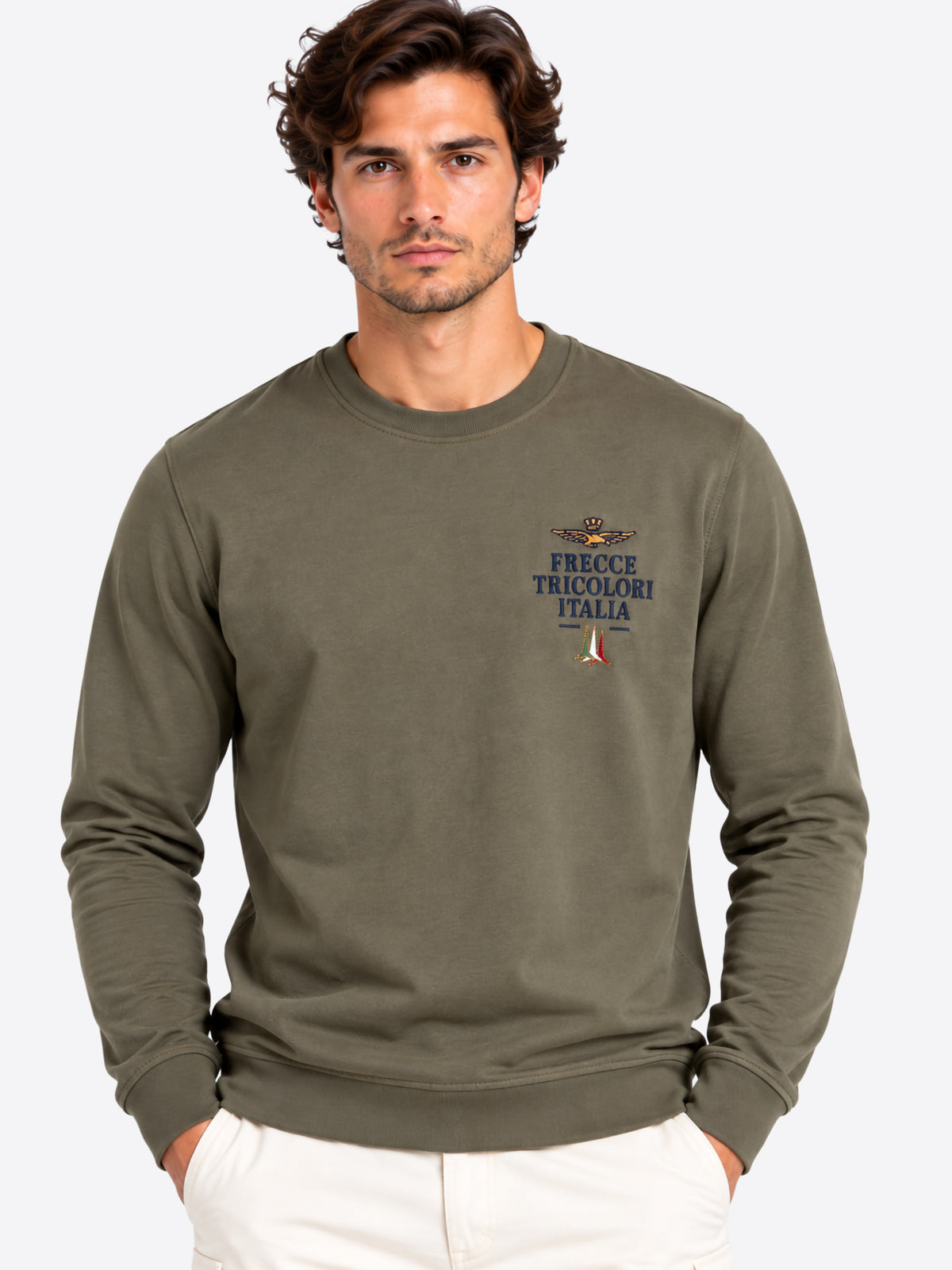 Long-shirt AERONAUTICA MILITARE da Uomo -TS257407309 VERDE