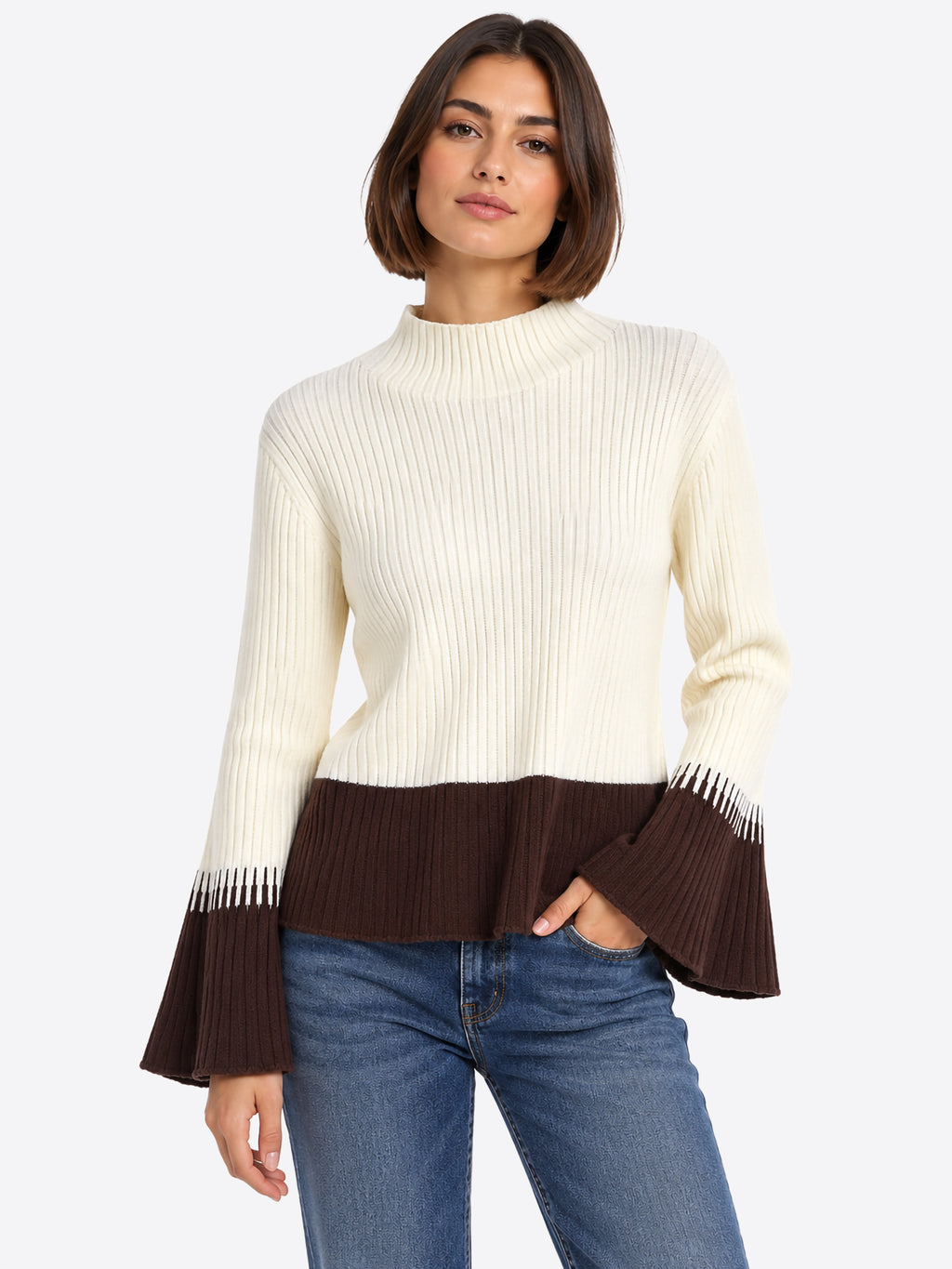 Maglia ARTIGLI da Donna - beige 5616AVORIO