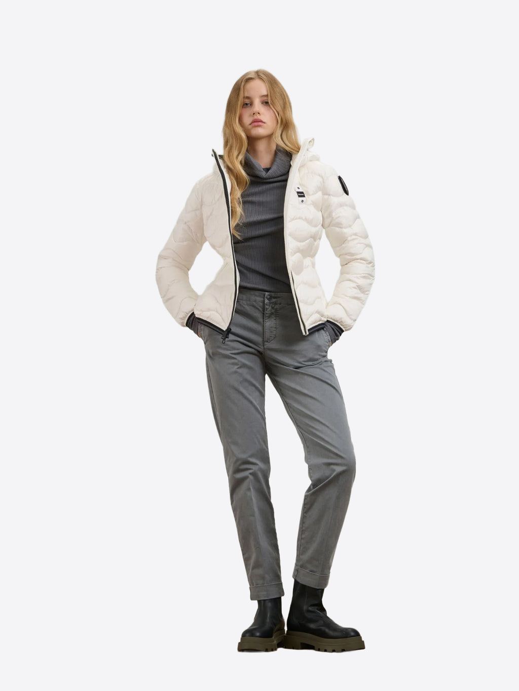 Piumino BLAUER da Donna - bianco BLDC03033100 BIANCO