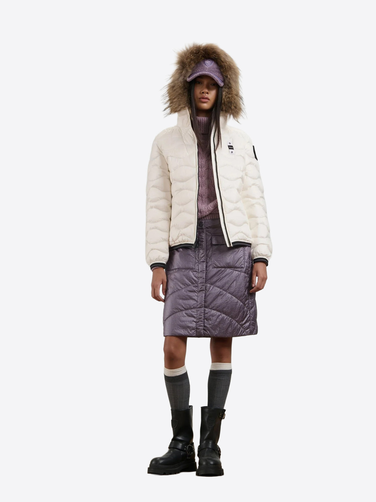 Piumino BLAUER da Donna - bianco BLDC03034100 BIANCO